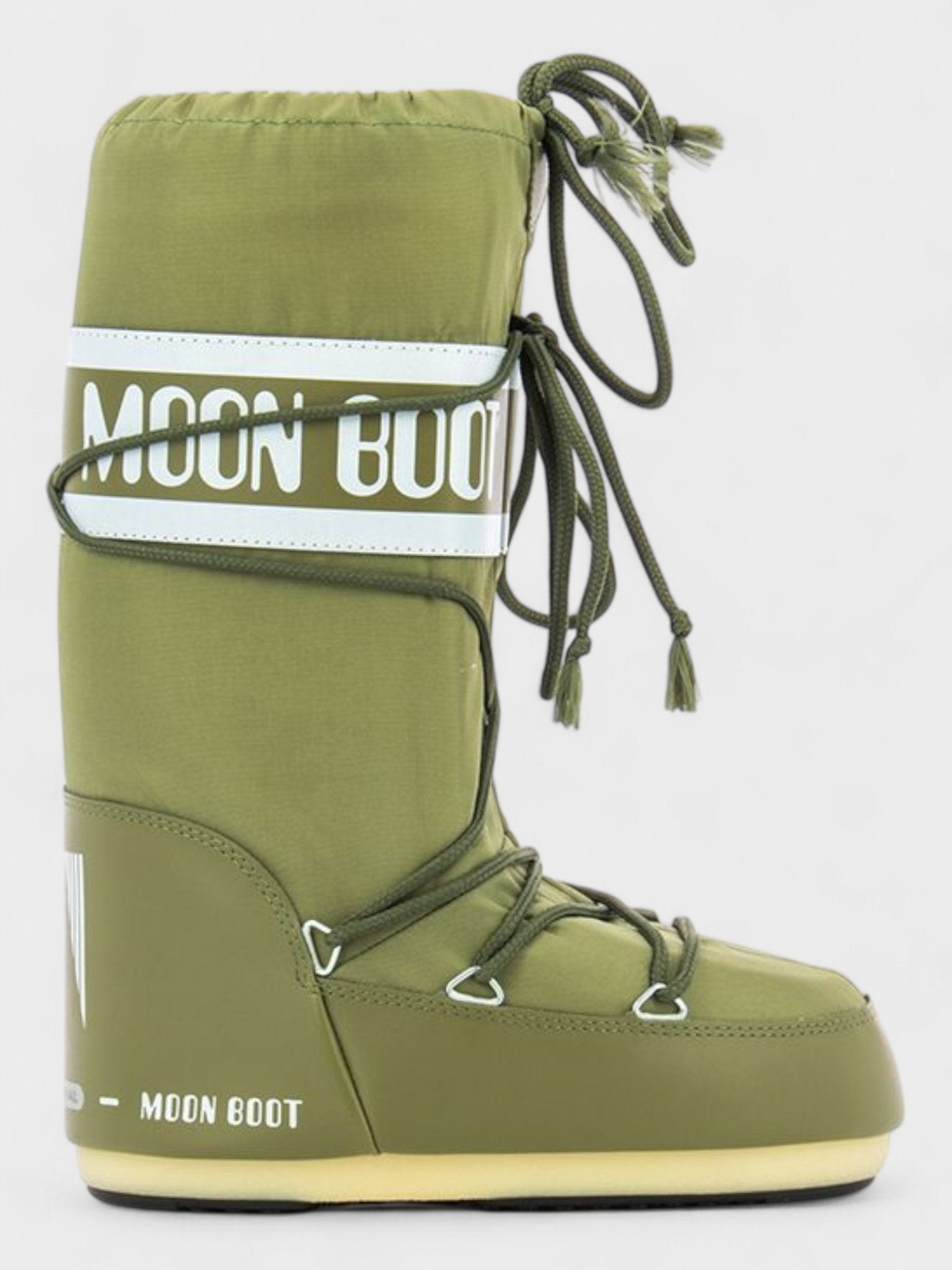 Moon Boot Icon Nylon Khaki Green - Supplied FashionPalm Angels