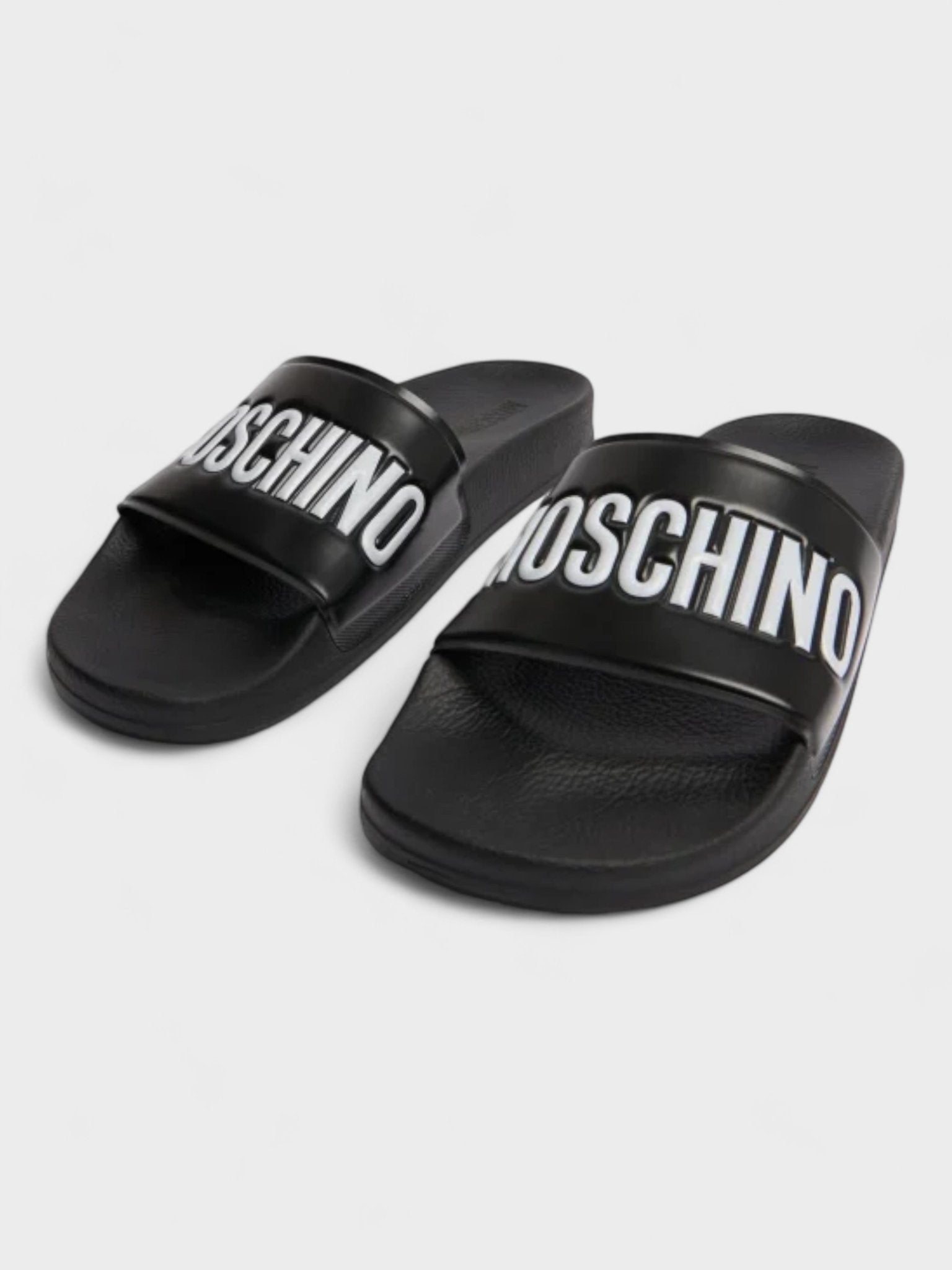 Moschino Teddy rubber slide sandals - Supplied FashionMoschino