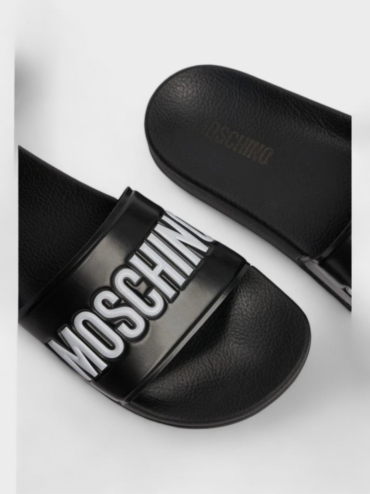 Moschino Teddy rubber slide sandals - Supplied FashionMoschino