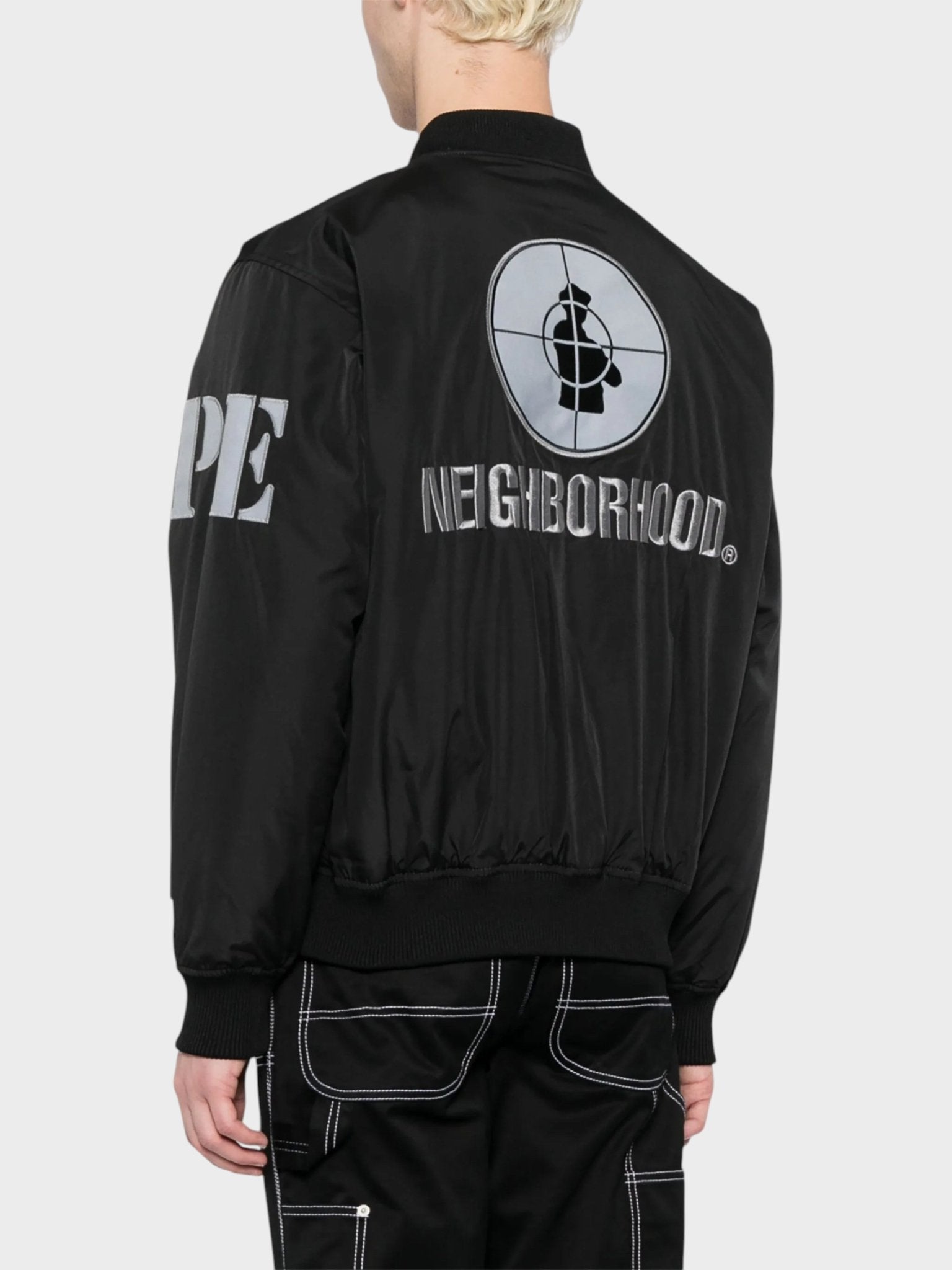 Neighborhood x Public Enemy x Majestic Baseball Jacket - Supplied FashionNeighborhood