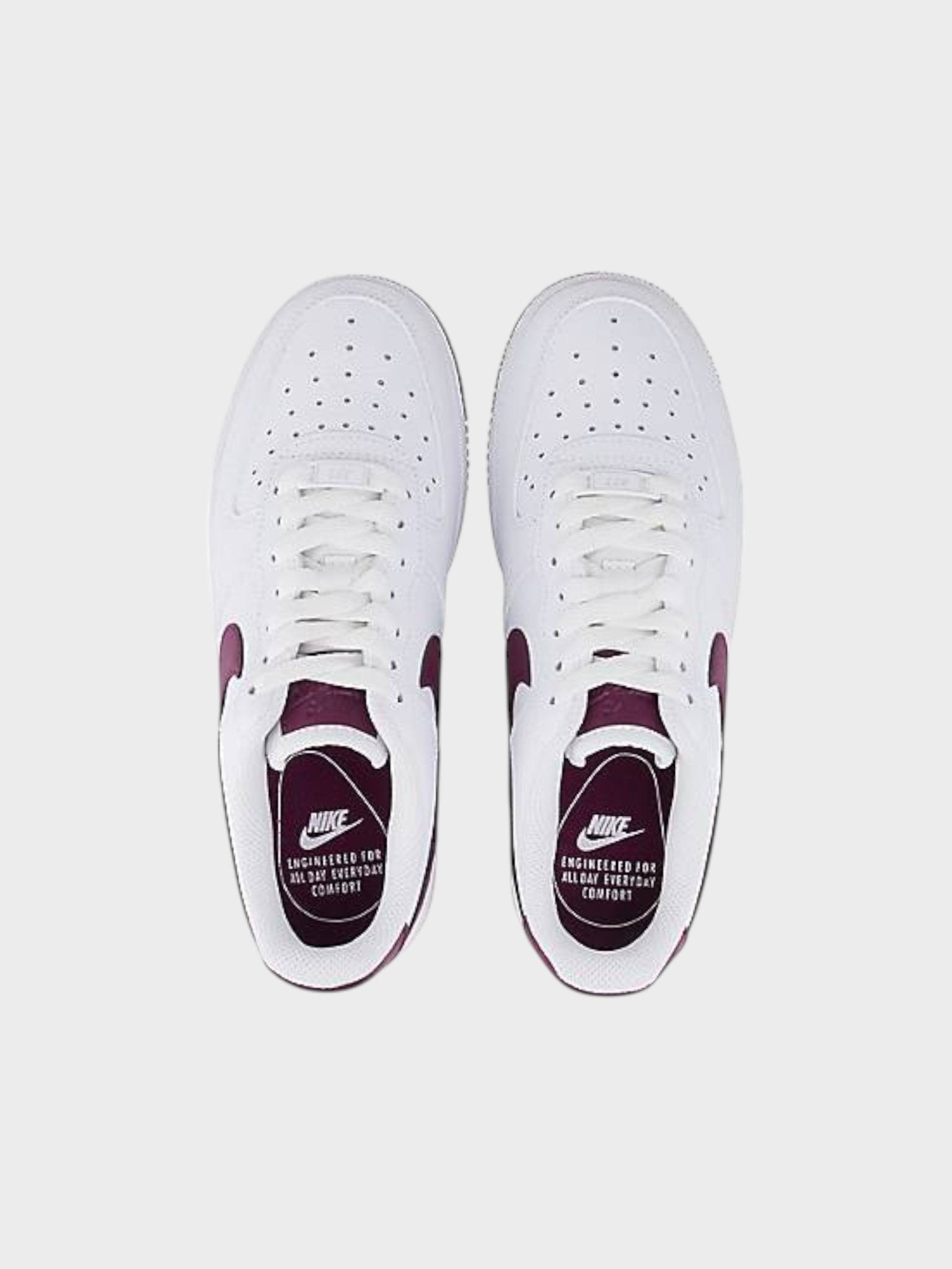 Nike Air Force 1 Low White Bordeaux - Supplied FashionNike