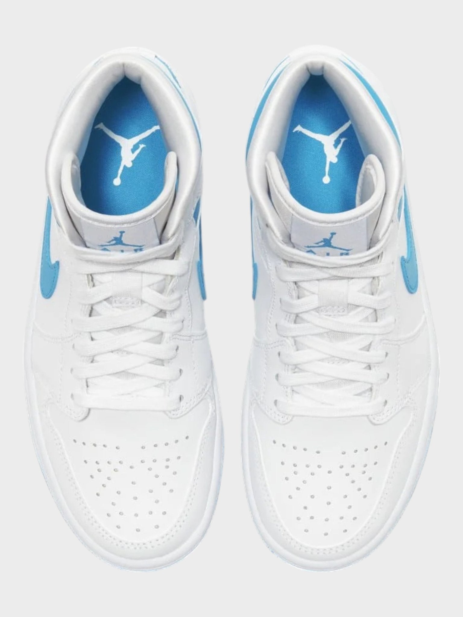 Nike Jordan 1 Mid UNC Blue White - Supplied FashionNike