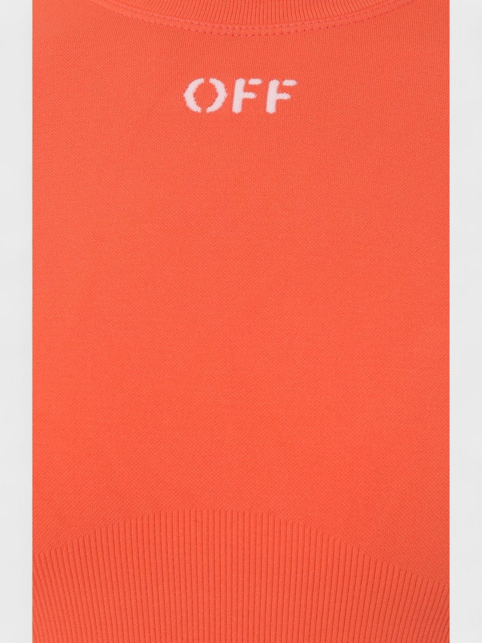 Off Stamp Seamless T-Shirt Orange - Supplied FashionOff - White