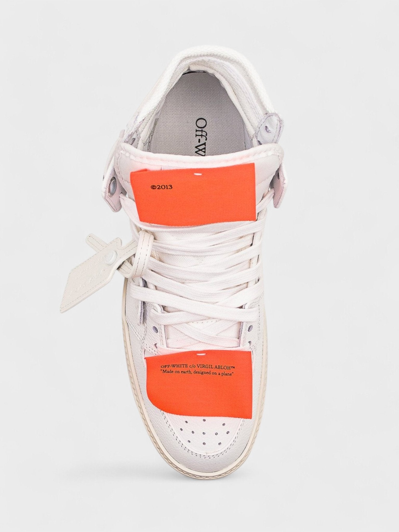 Off - White 3.0 Off Court Calf Leather White Orange - Supplied FashionOff White