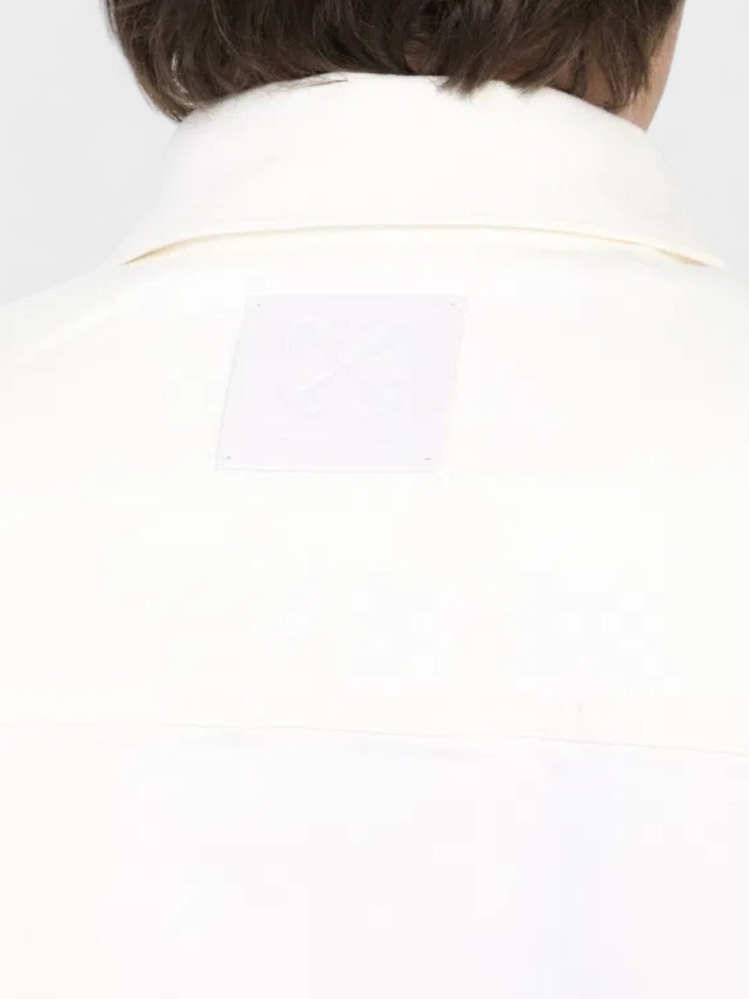 Off - White 90's Logo Denim Button Overshirt White - Supplied FashionOff - White