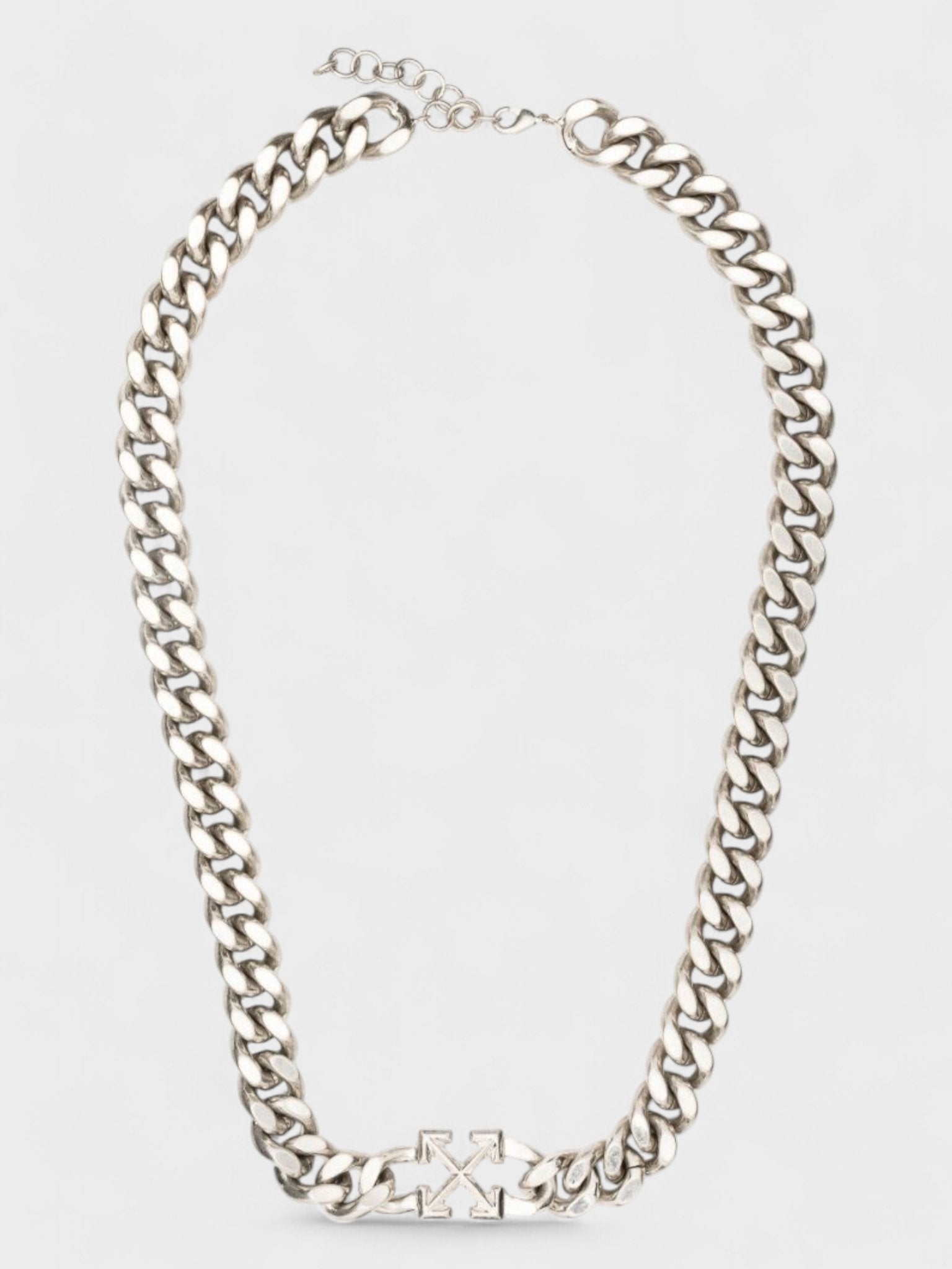 Off - White Arrow Chain Necklace Silver - Supplied FashionOff White