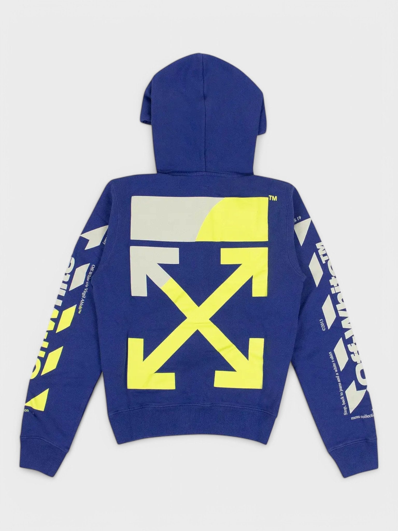 Off - White Arrow Hoodie 'Blue/Green' - Supplied FashionSupplied Fashion