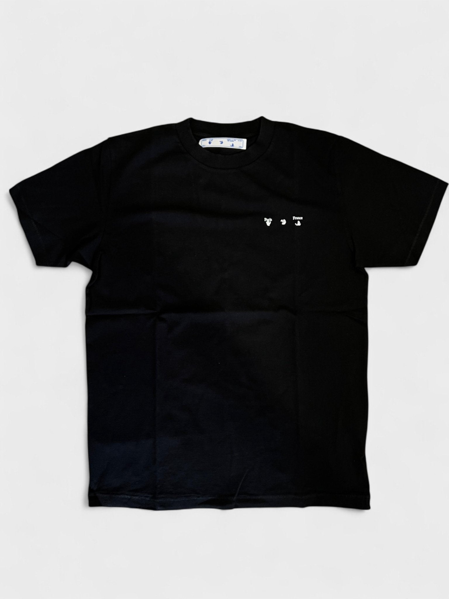 Off - White Arrow Paris T-Shirt Black - Supplied FashionOff - White