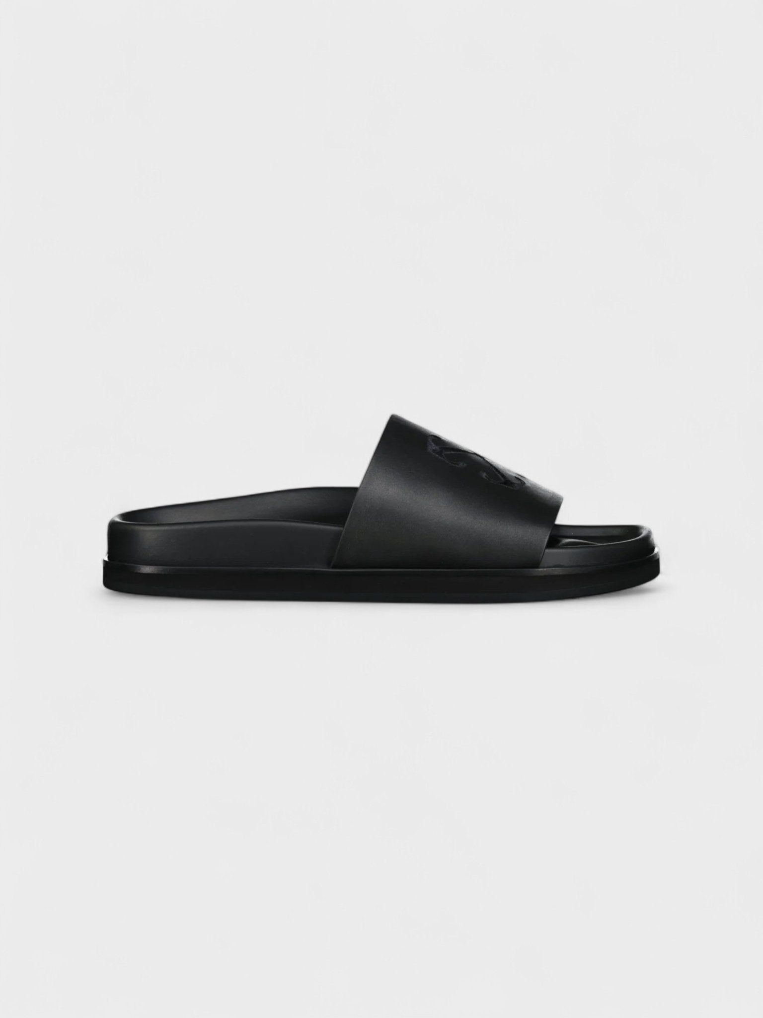 Off - White Arrow Pool Sliders Black - Supplied FashionOff - White