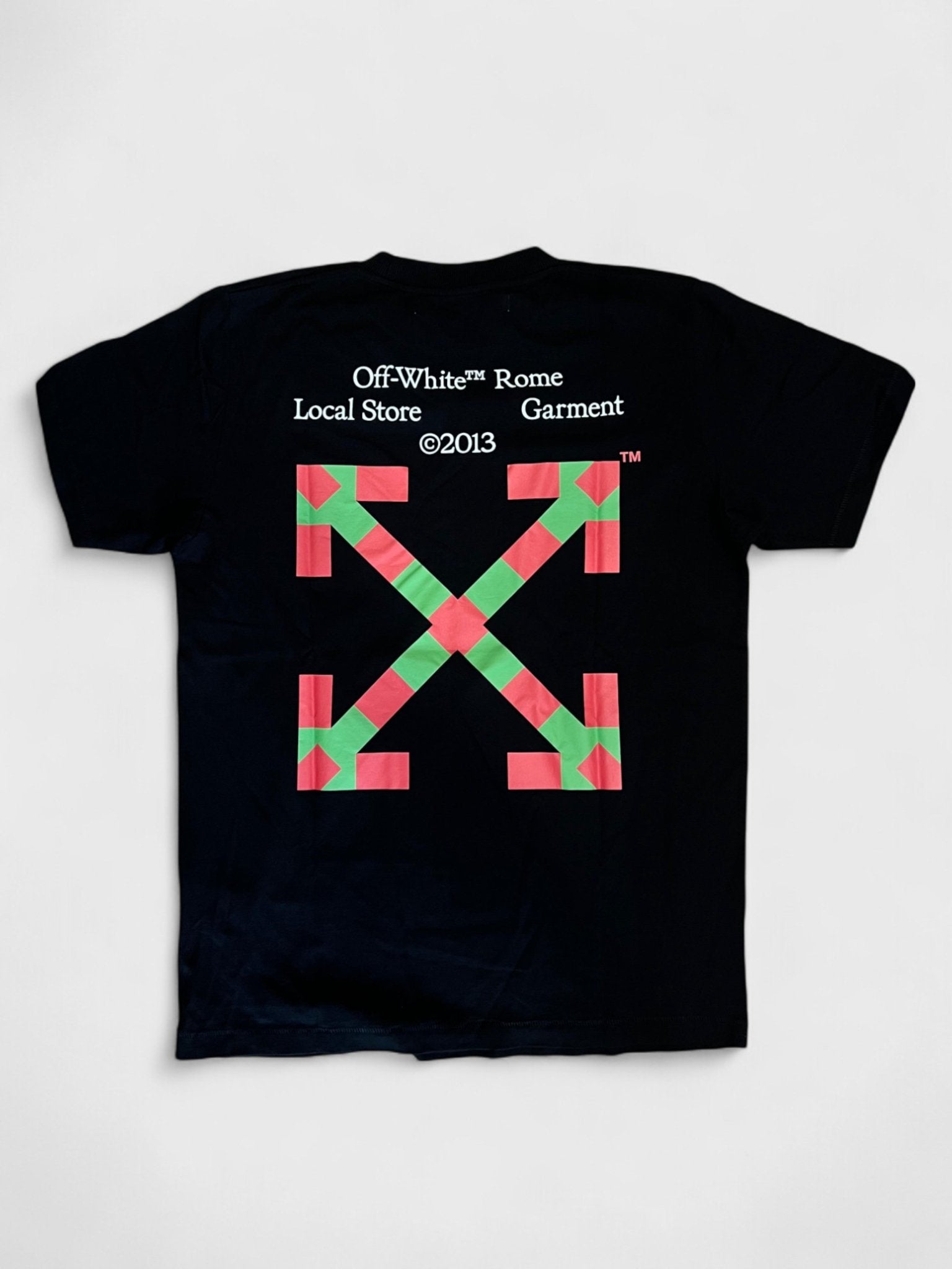 Off - White Arrow Rome T-Shirt Black - Supplied FashionOff - White