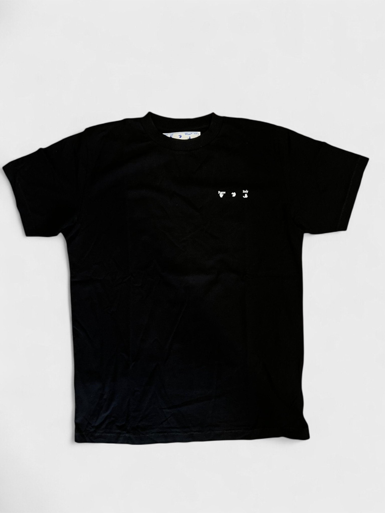 Off - White Arrow Rome T-Shirt Black - Supplied FashionOff - White