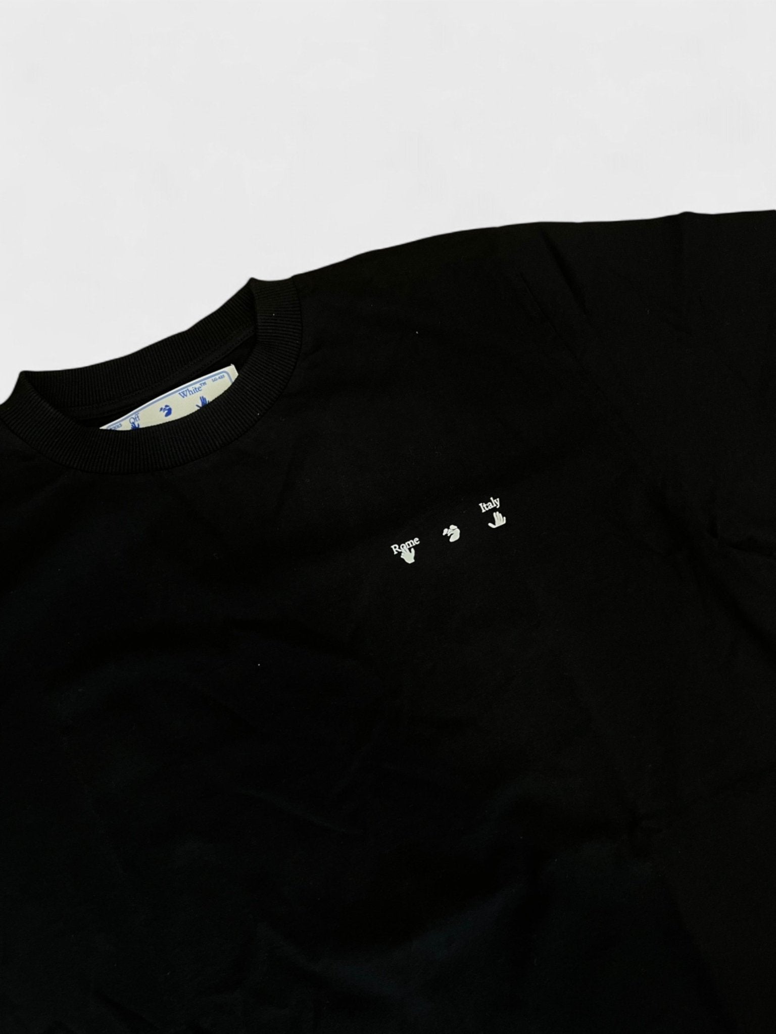Off - White Arrow Rome T-Shirt Black - Supplied FashionOff - White