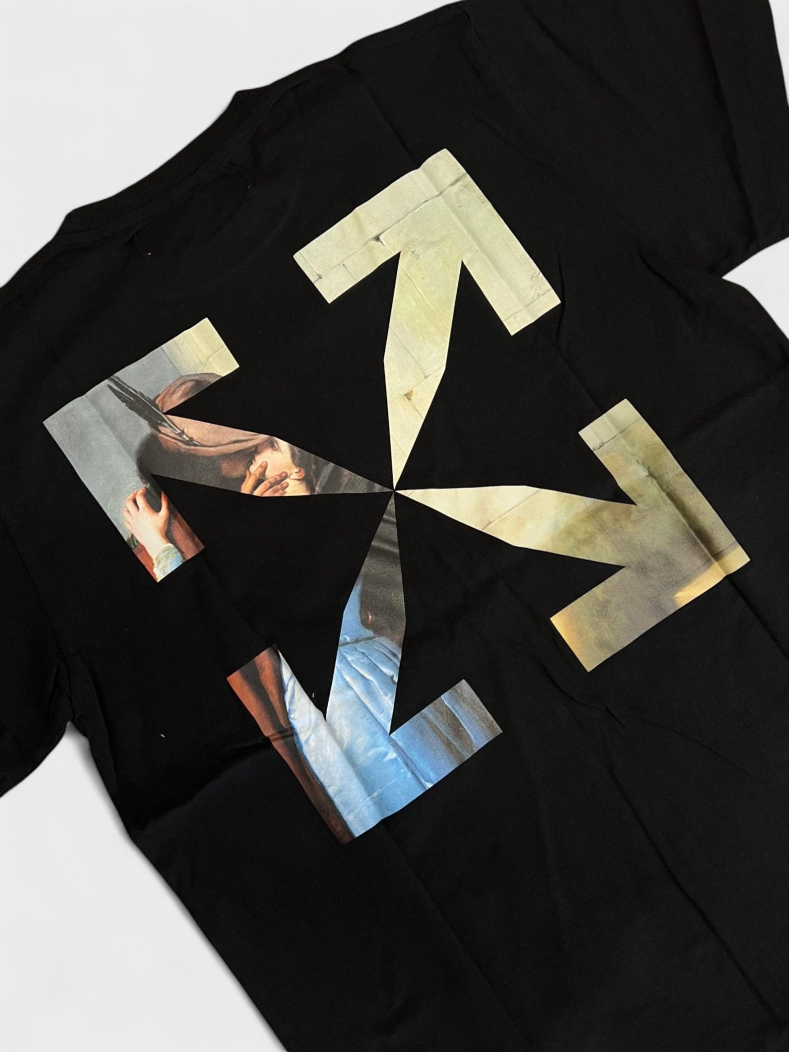 Off - White Arrow Slim T-Shirt Black Francesco Hayez - Supplied FashionOff - White
