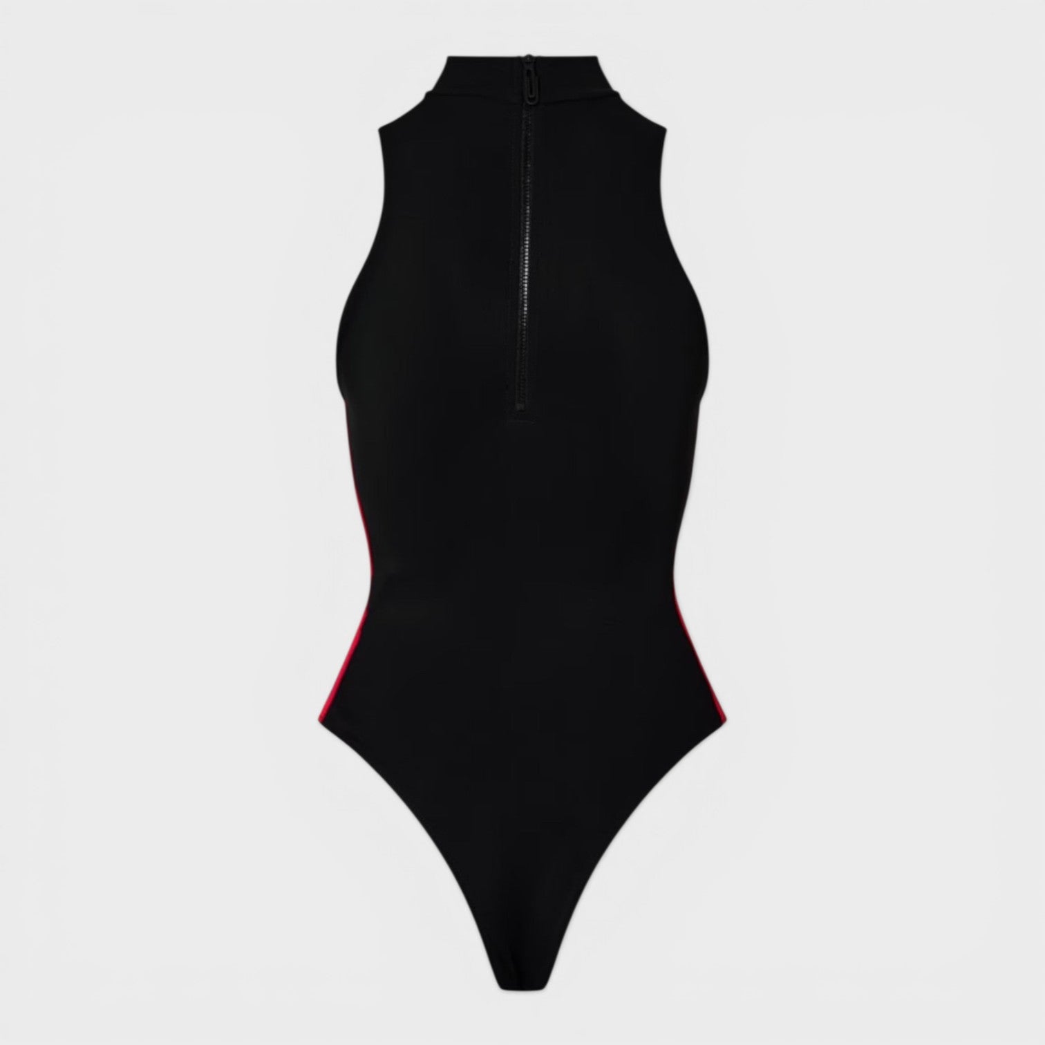 Athletic Logo Band Bodysuit Black