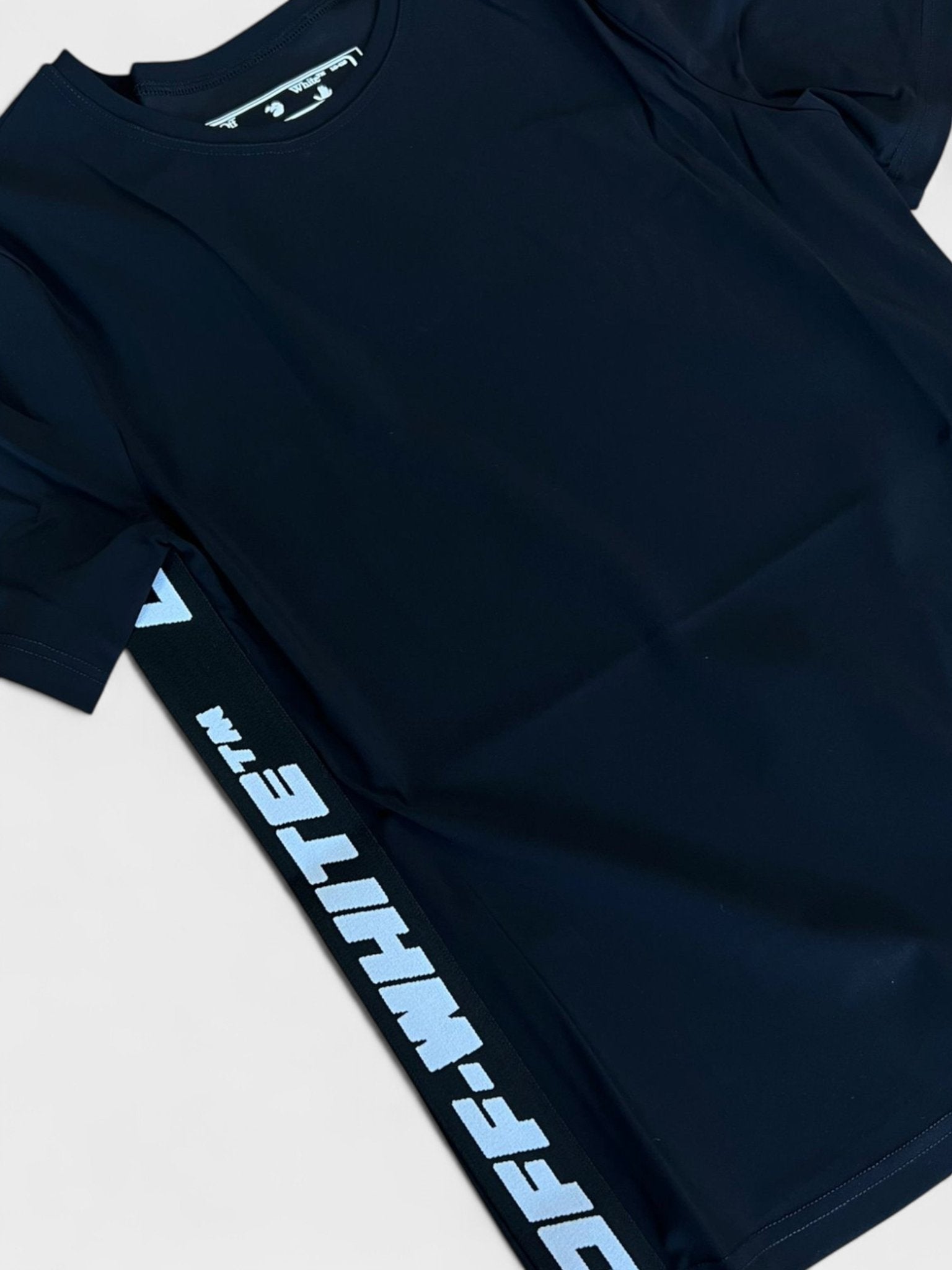 Off - White Athletic Logo Band T-Shirt Black - Supplied FashionOff - White