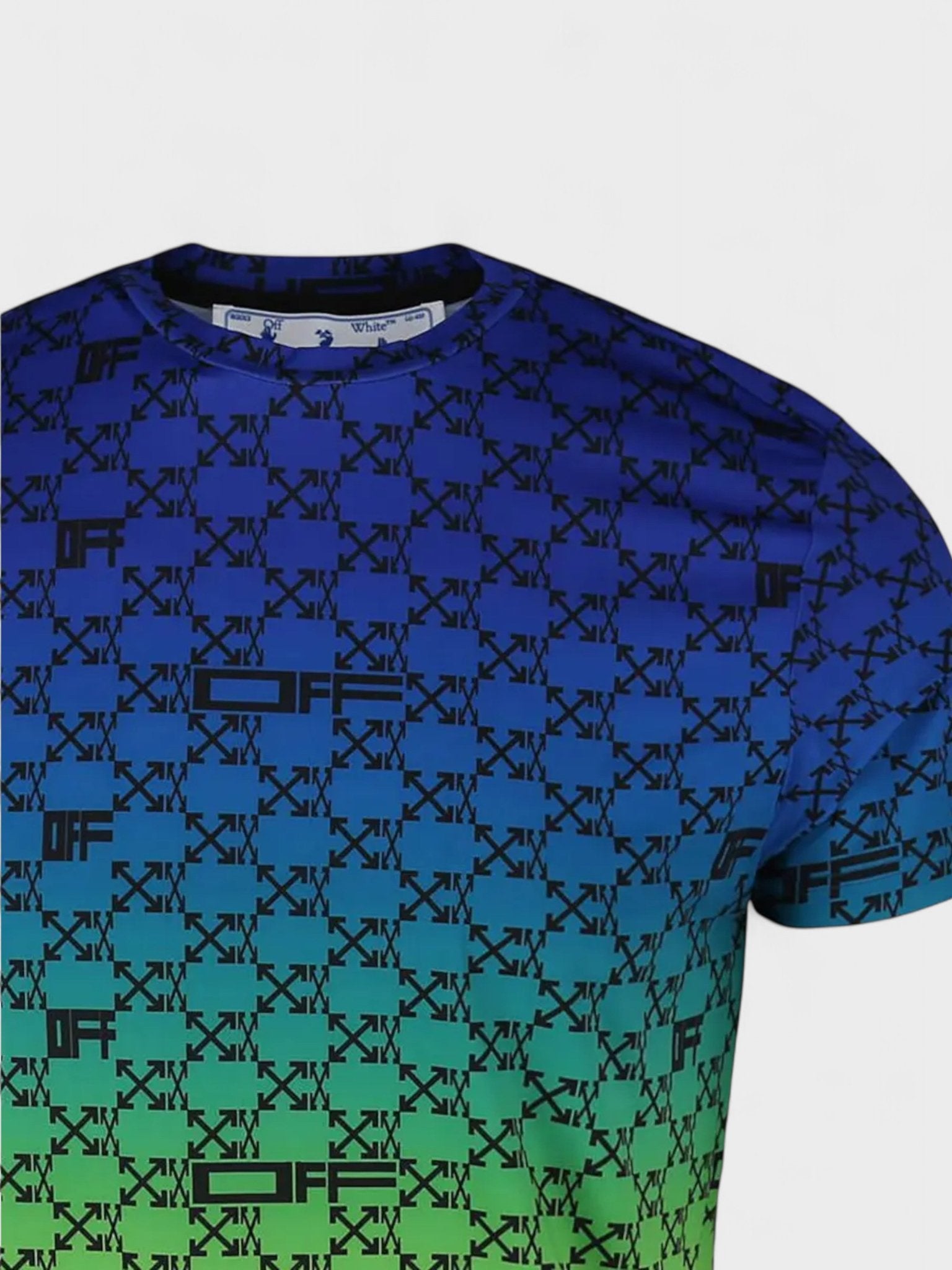 Off - White Athletic Monogram Short - Sleeve Tee - Supplied FashionOff - White