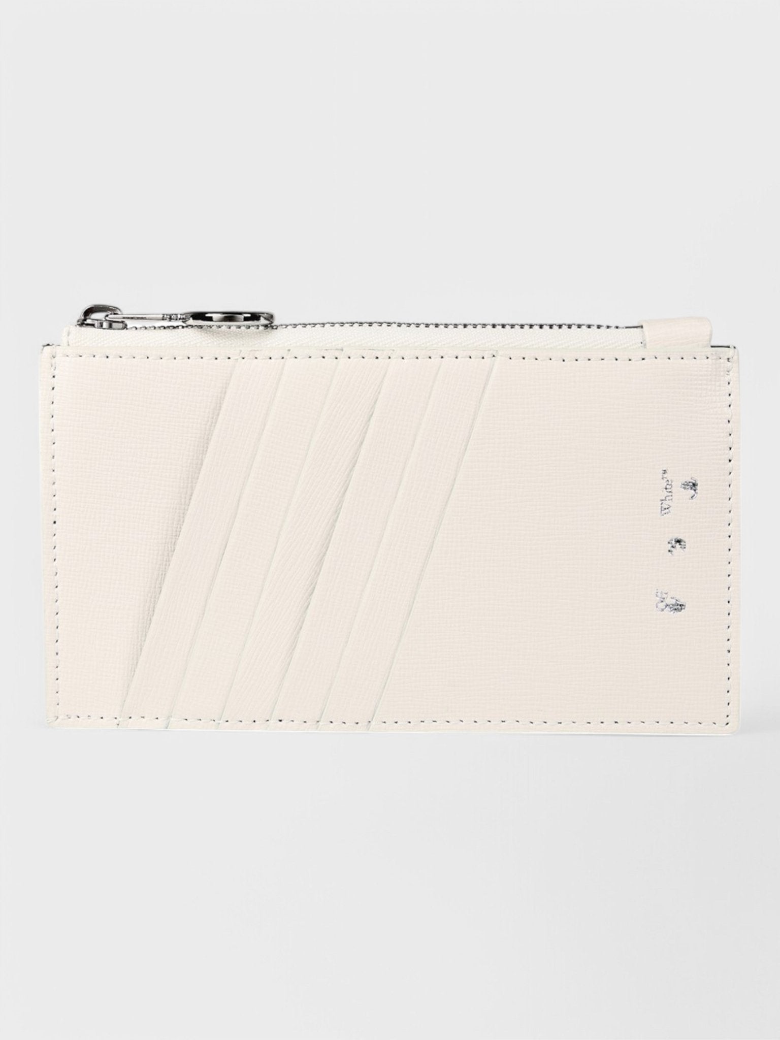 Off - White Binder Zipped Card Case - Supplied FashionOff - White