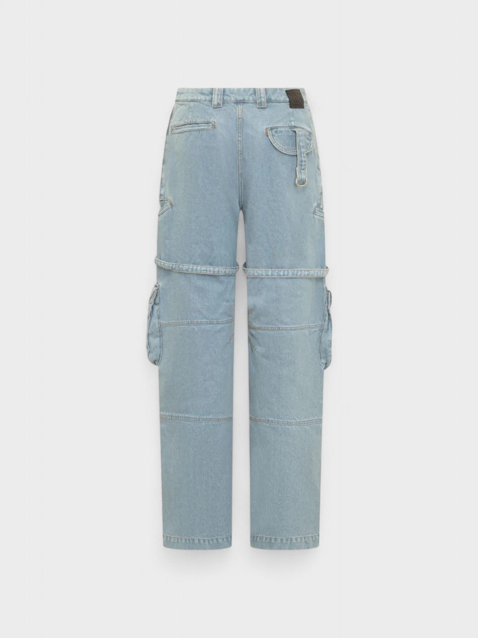 Off - White Bleach Cargo Pocket Over Pant Light Denim - Supplied FashionOff White