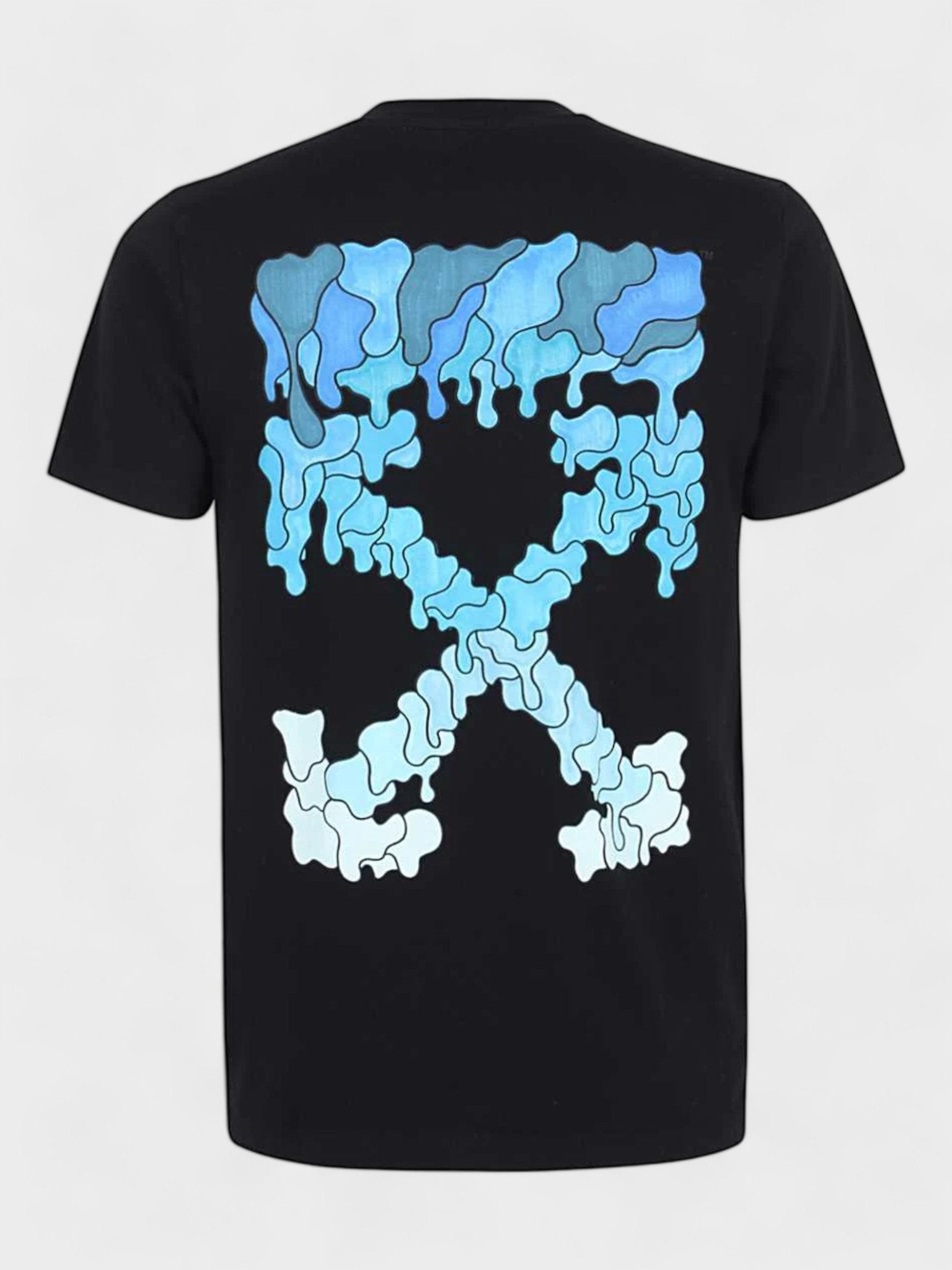 OFF - WHITE BLUE MARKER S/S SLIM TEE - Supplied FashionOff - White