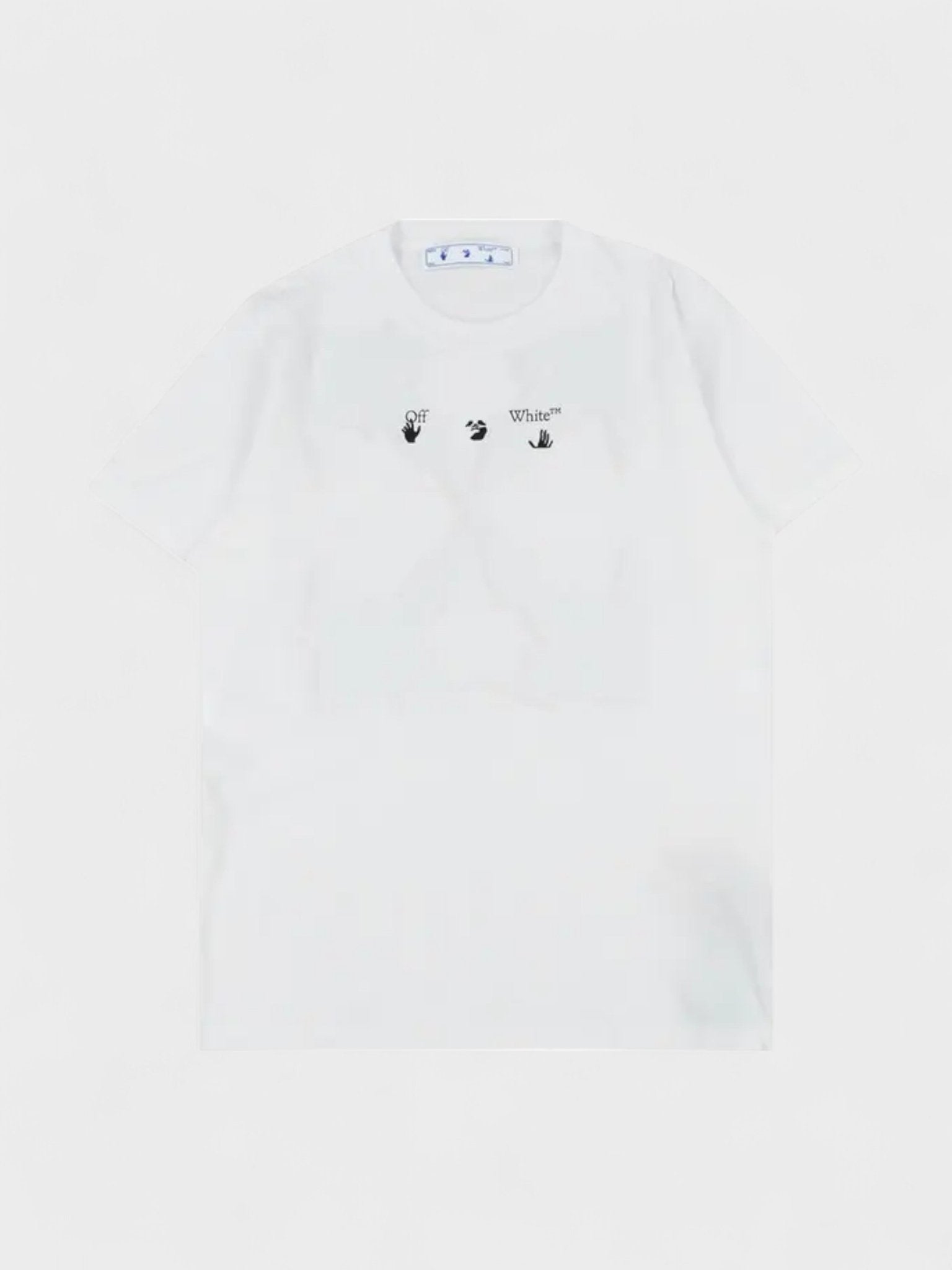 Off - White Bolt Arrow Short Sleeve Slim Tee 'White/Green' - Supplied FashionOff - White