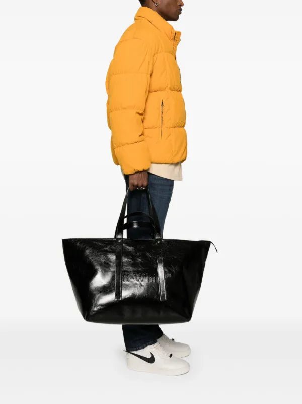 Off - White Bookish Day Off Tote Bag Black - Supplied FashionOff - White