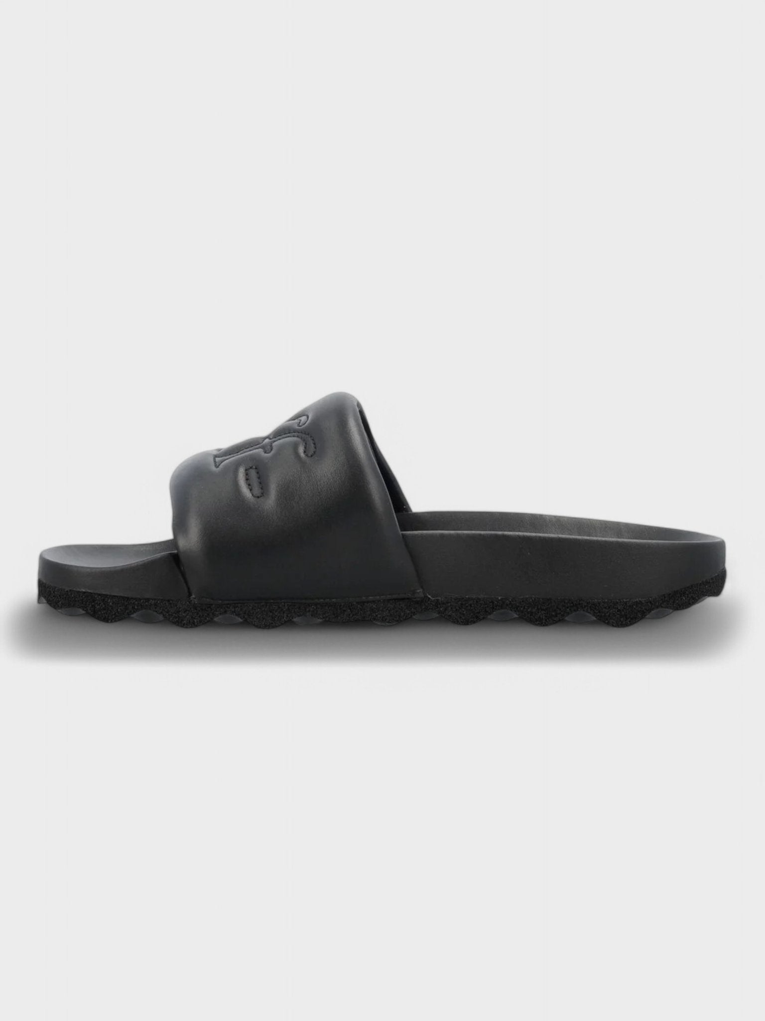 Off - White Bookish Leather Slider 'Black' - Supplied FashionSupplied Fashion