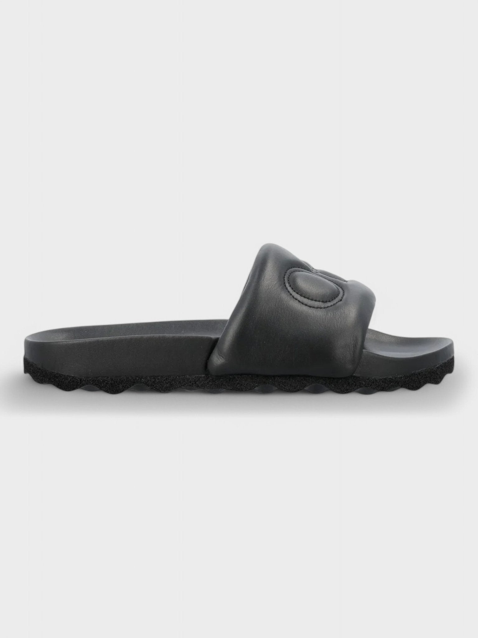 Off - White Bookish Leather Slider 'Black' - Supplied FashionSupplied Fashion