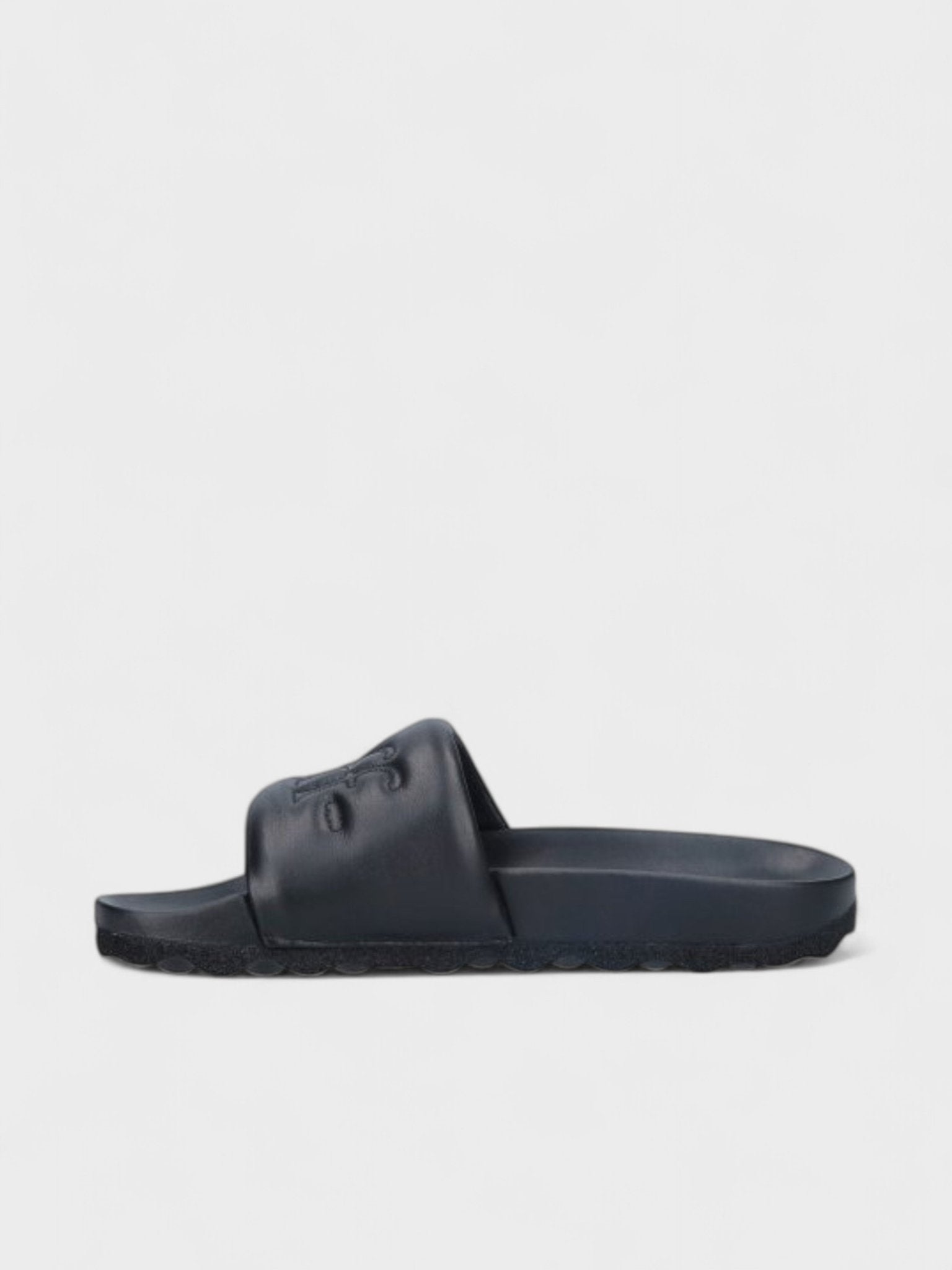 Off - White Bookish Leather Sliders - Supplied FashionOff - White