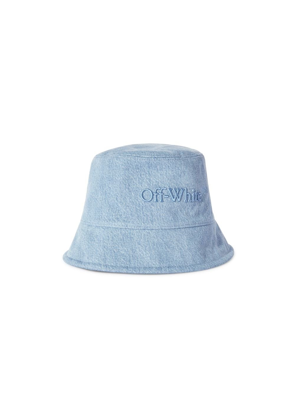 Off - White Bookish Logo Bucket Hat Blue - Supplied FashionOff White