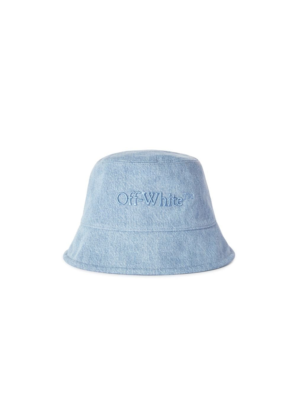 Off - White Bookish Logo Bucket Hat Blue - Supplied FashionOff White