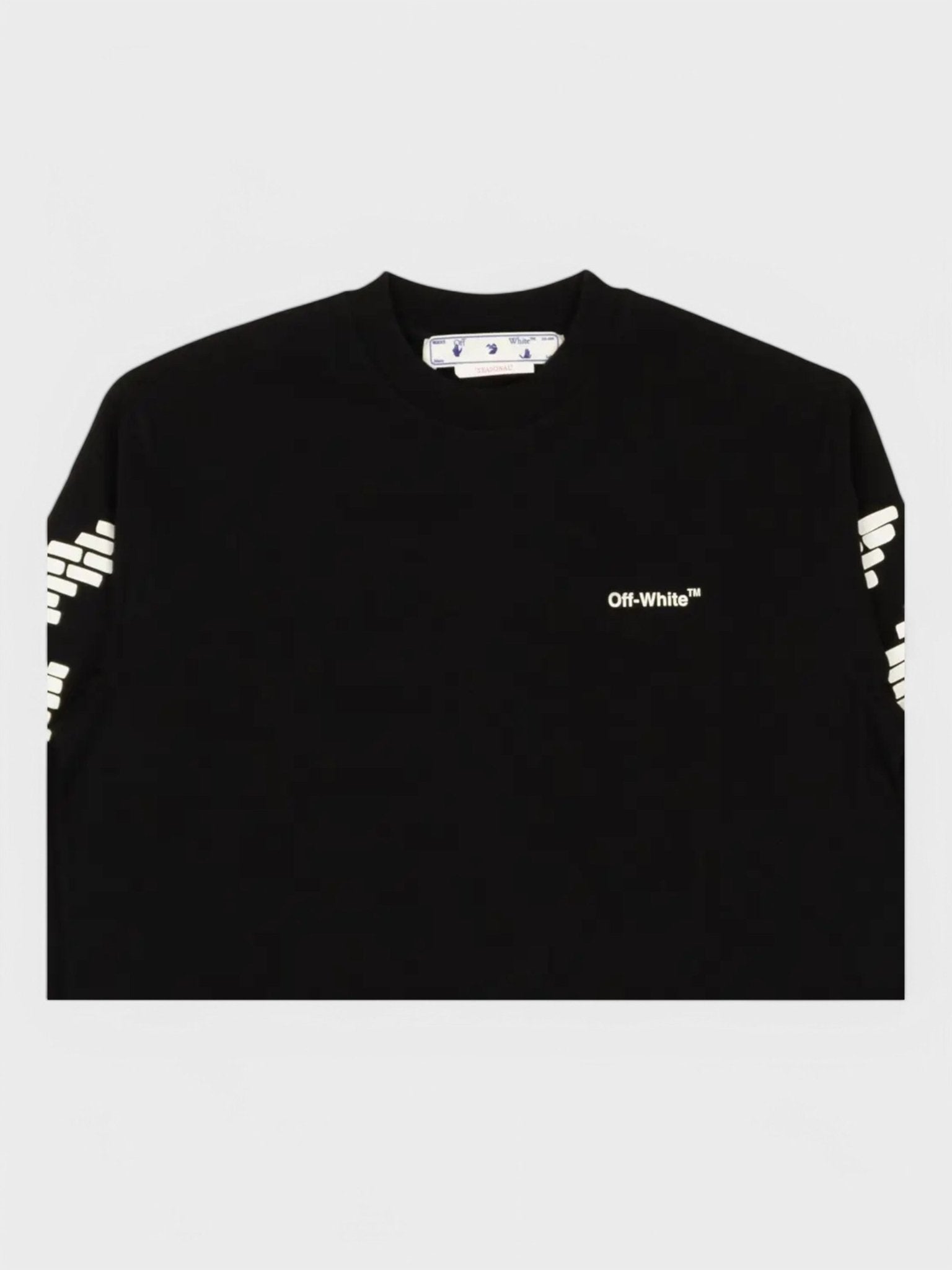 Off - White Bricks Skate L/S T-Shirt Black/White - Supplied FashionOFF WHITE