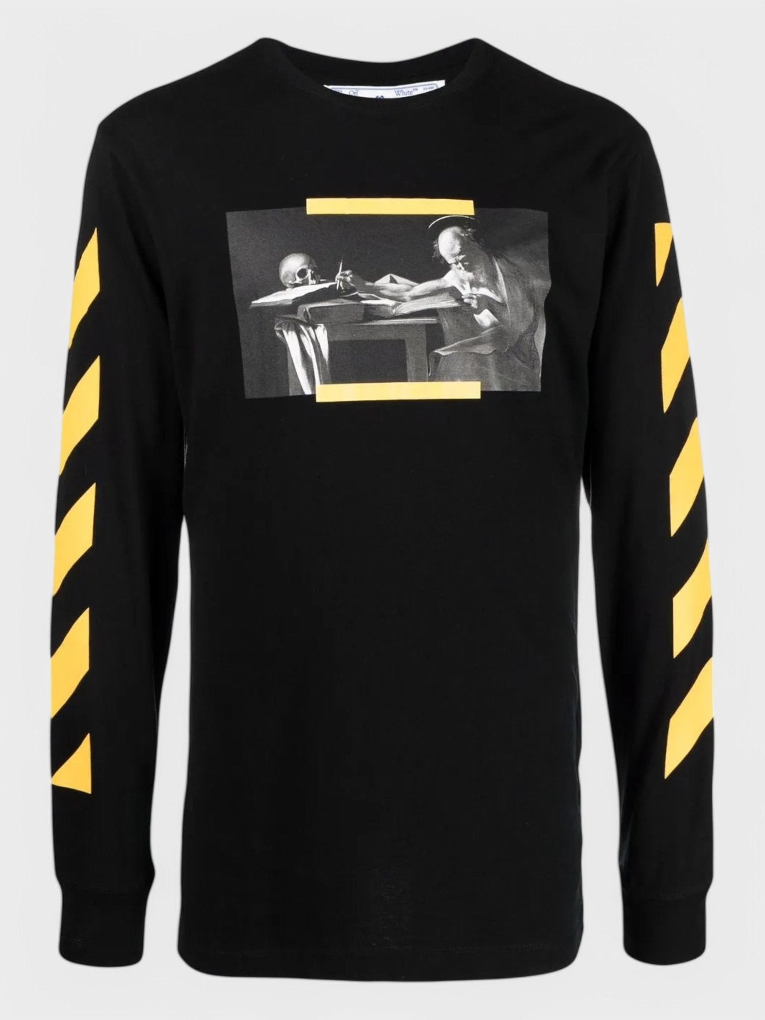 Off - White Carav Painting L/S Tee Black - Supplied FashionOFF WHITE