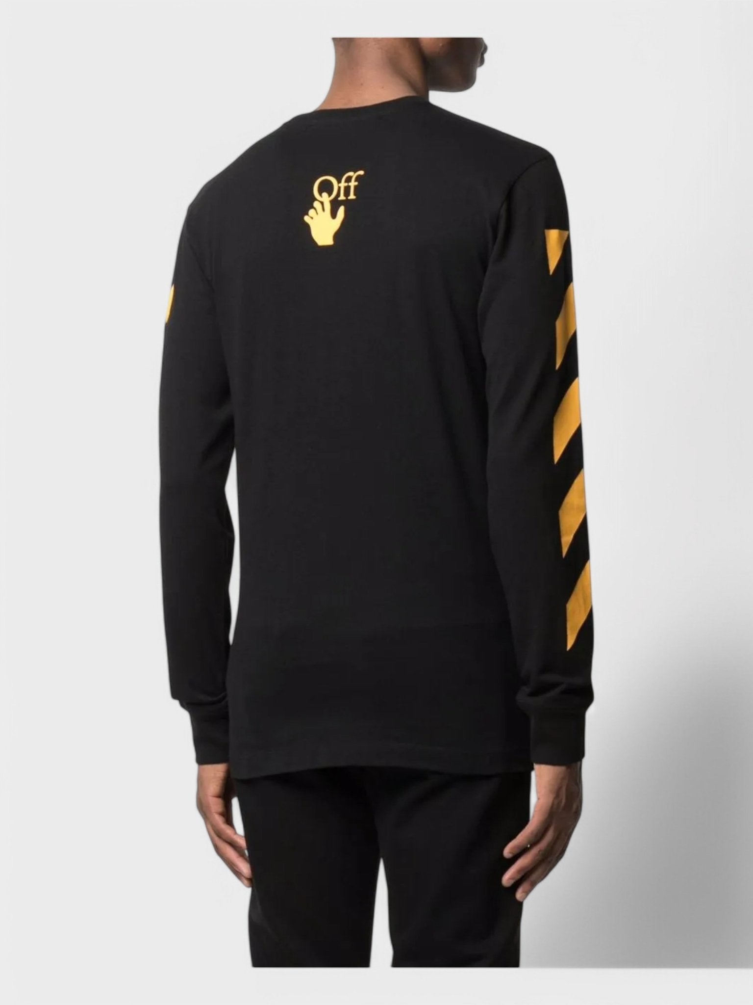 Off - White Carav Painting L/S Tee Black - Supplied FashionOFF WHITE