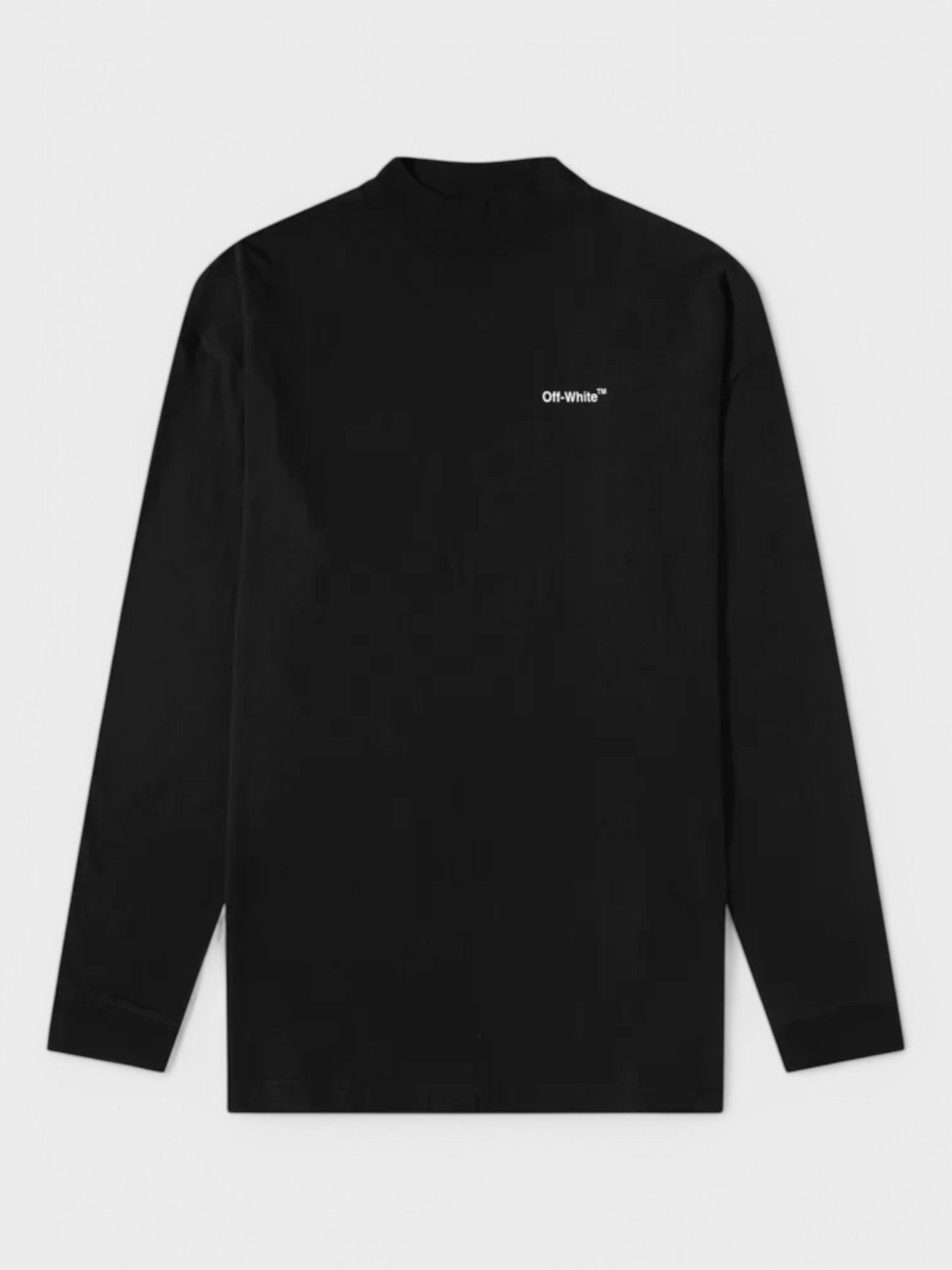 Off - White Caravag Arrow Over Mockneck Black/White - Supplied FashionOFF WHITE