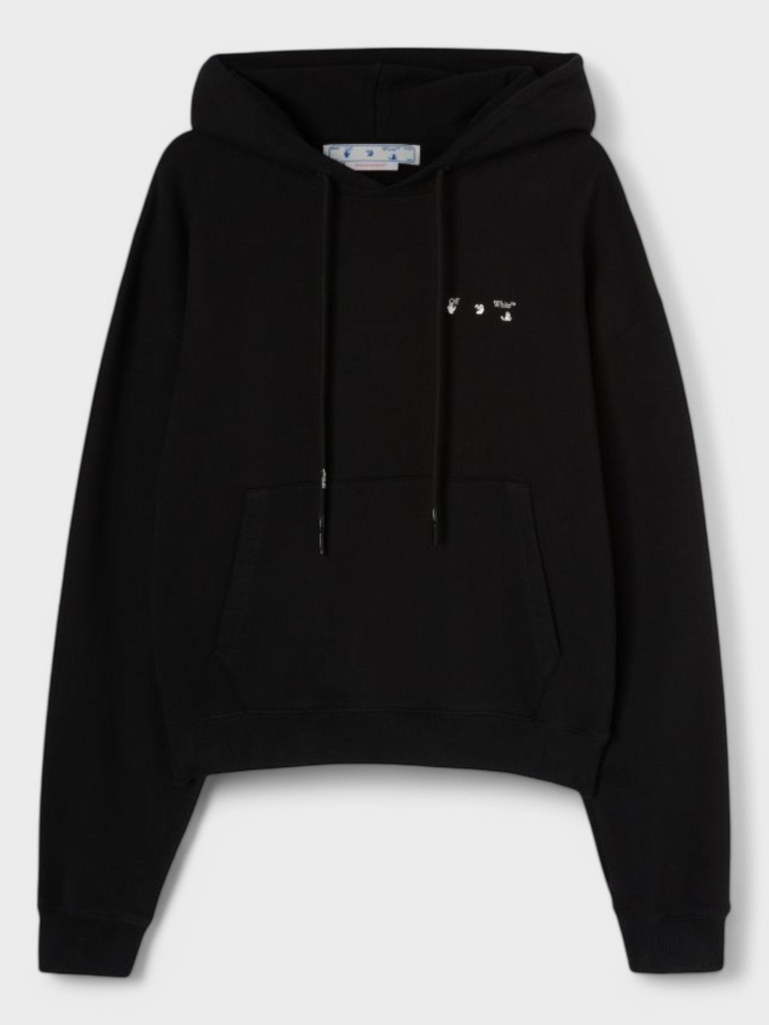 Off - White Caravag Paint Over Hoodie 'Black' - Supplied FashionOff White