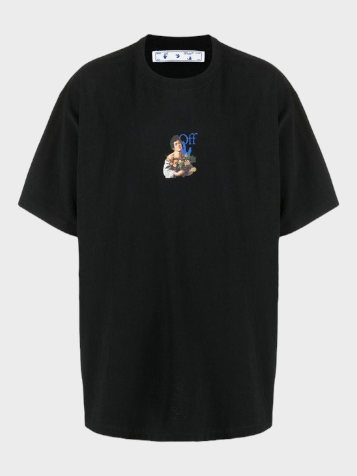 OFF-WHITE Caravaggio Boy T-shirt Black/Blue - Supplied LuxuryOff-White