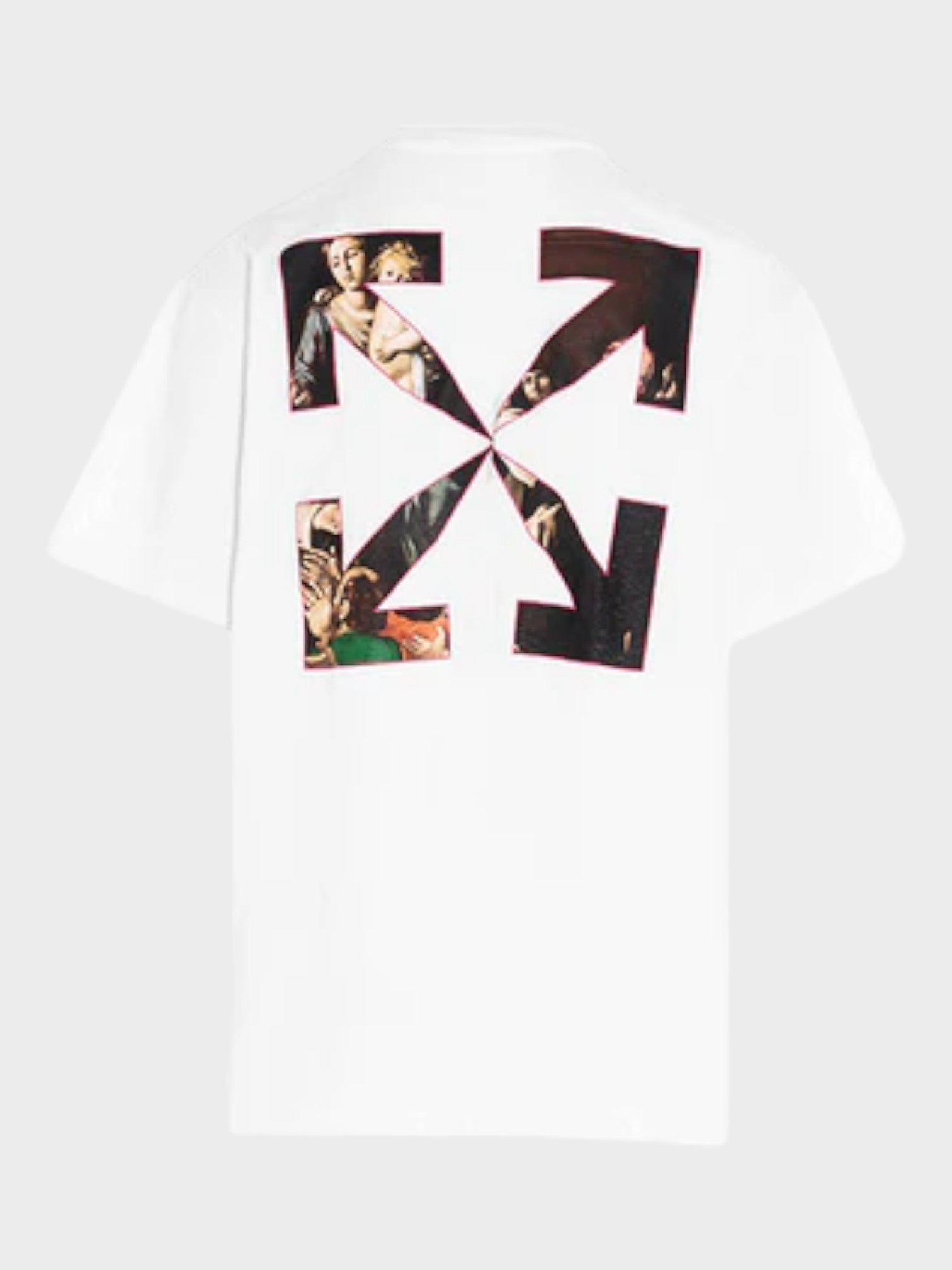 OFF-WHITE Caravaggio Painting Straight Fit T-shirt White - Supplied LuxuryOff-White