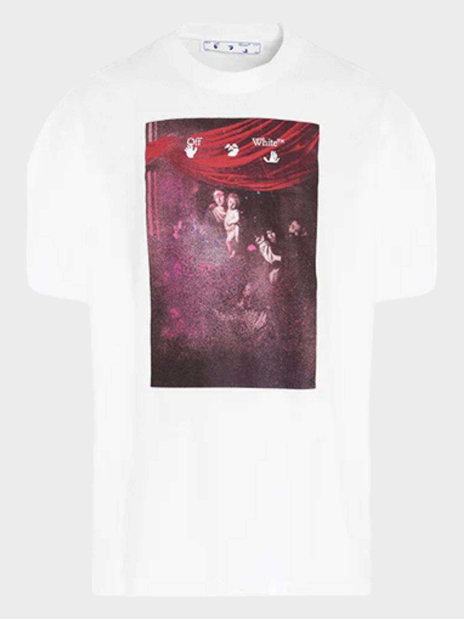 OFF-WHITE Caravaggio Painting Straight Fit T-shirt White - Supplied LuxuryOff-White