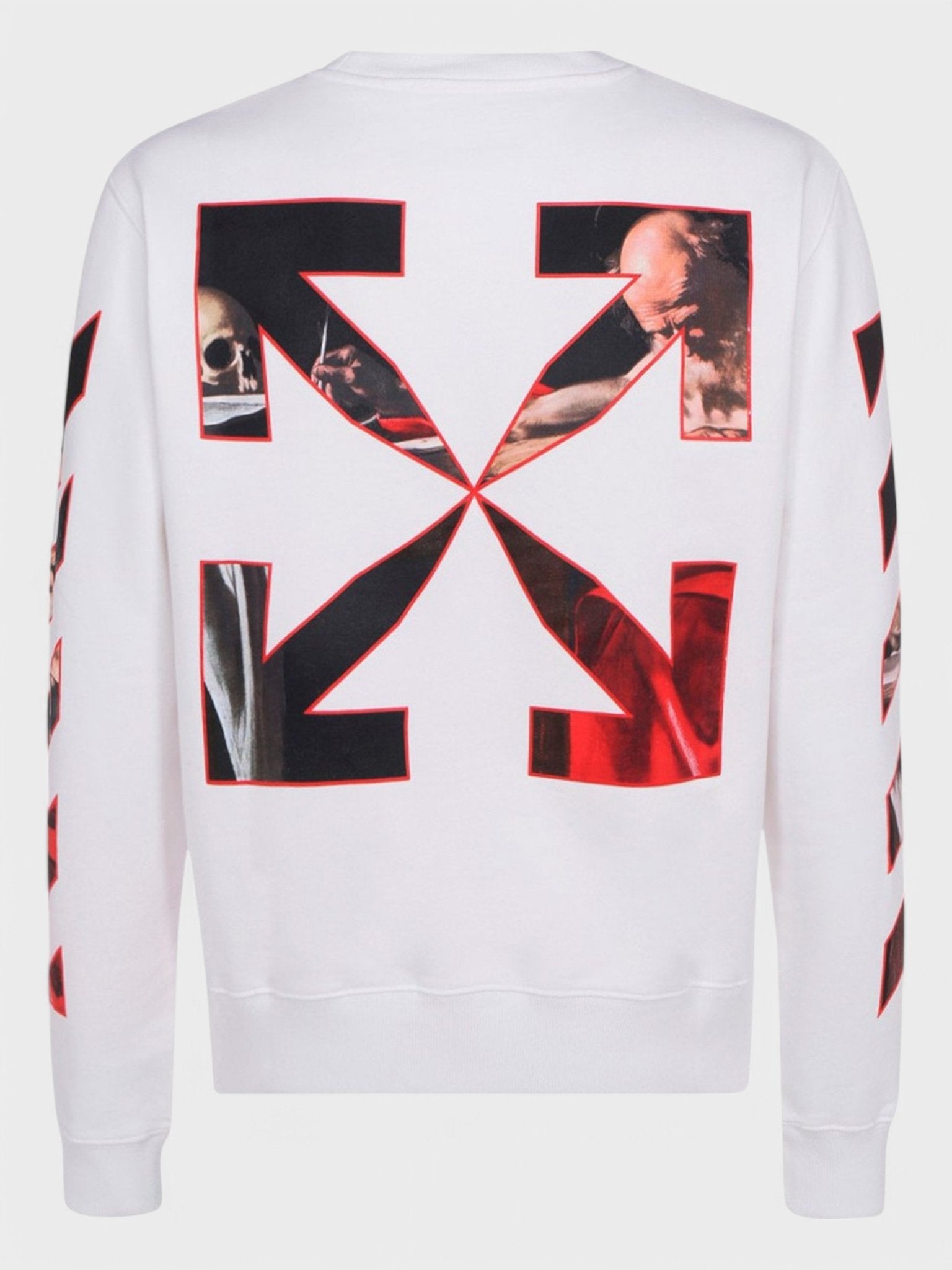 Off - White Caravaggio Painting Sweatshirt White - Supplied FashionOFF WHITE