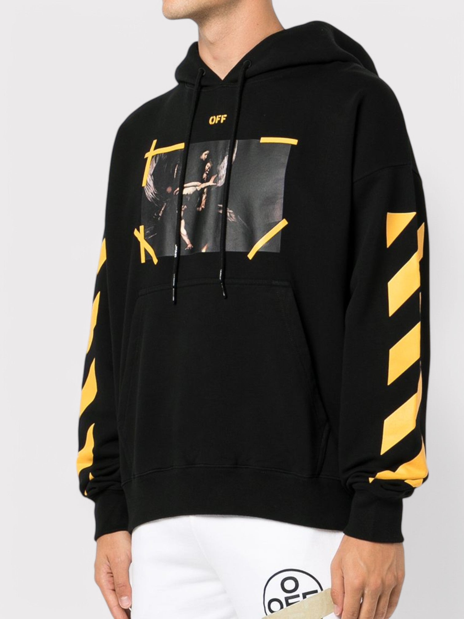 Off - White Caravaggio Printed Hoodie 'Black/White' - Supplied FashionOff White