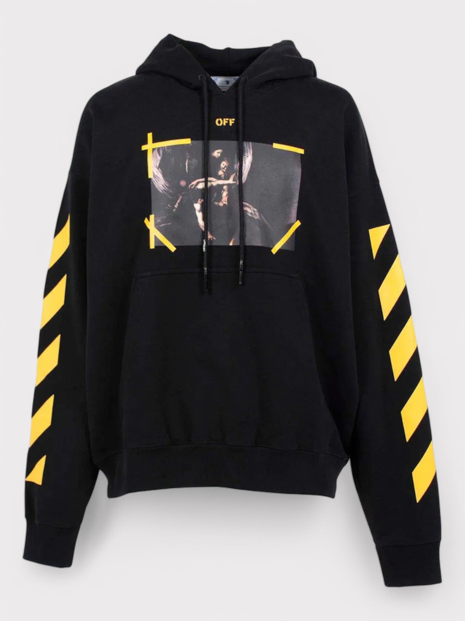 Off - White Caravaggio Printed Hoodie 'Black/White' - Supplied FashionOff White