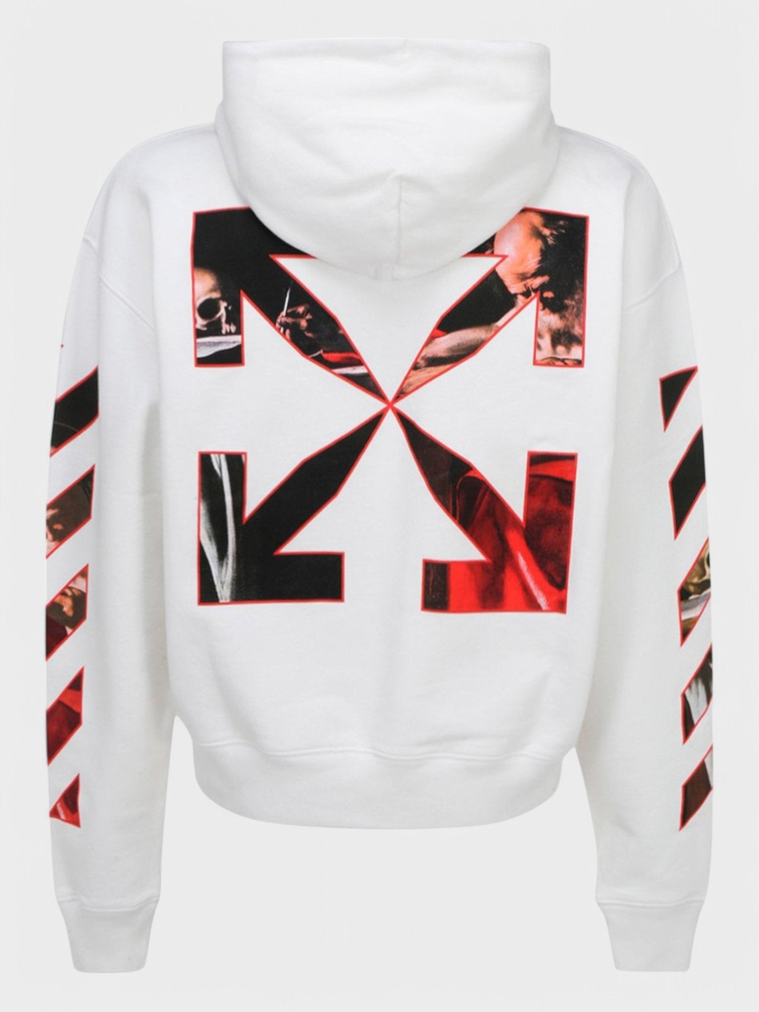 Off - White Caravaggio Saint Jerome Writing Hoodie White - Supplied FashionOFF WHITE