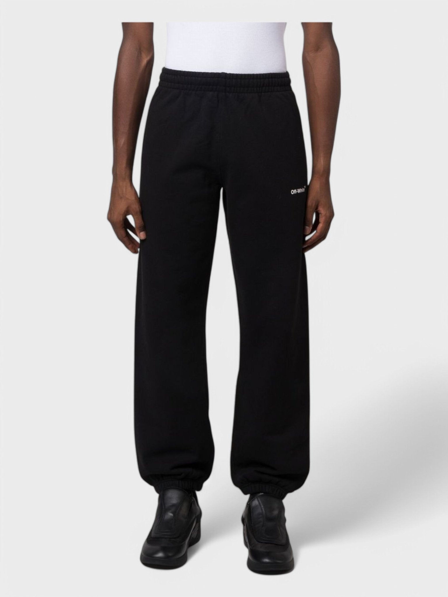 Off - White Chain Arrow Slim Sweatpants Black/White - Supplied FashionOFF WHITE