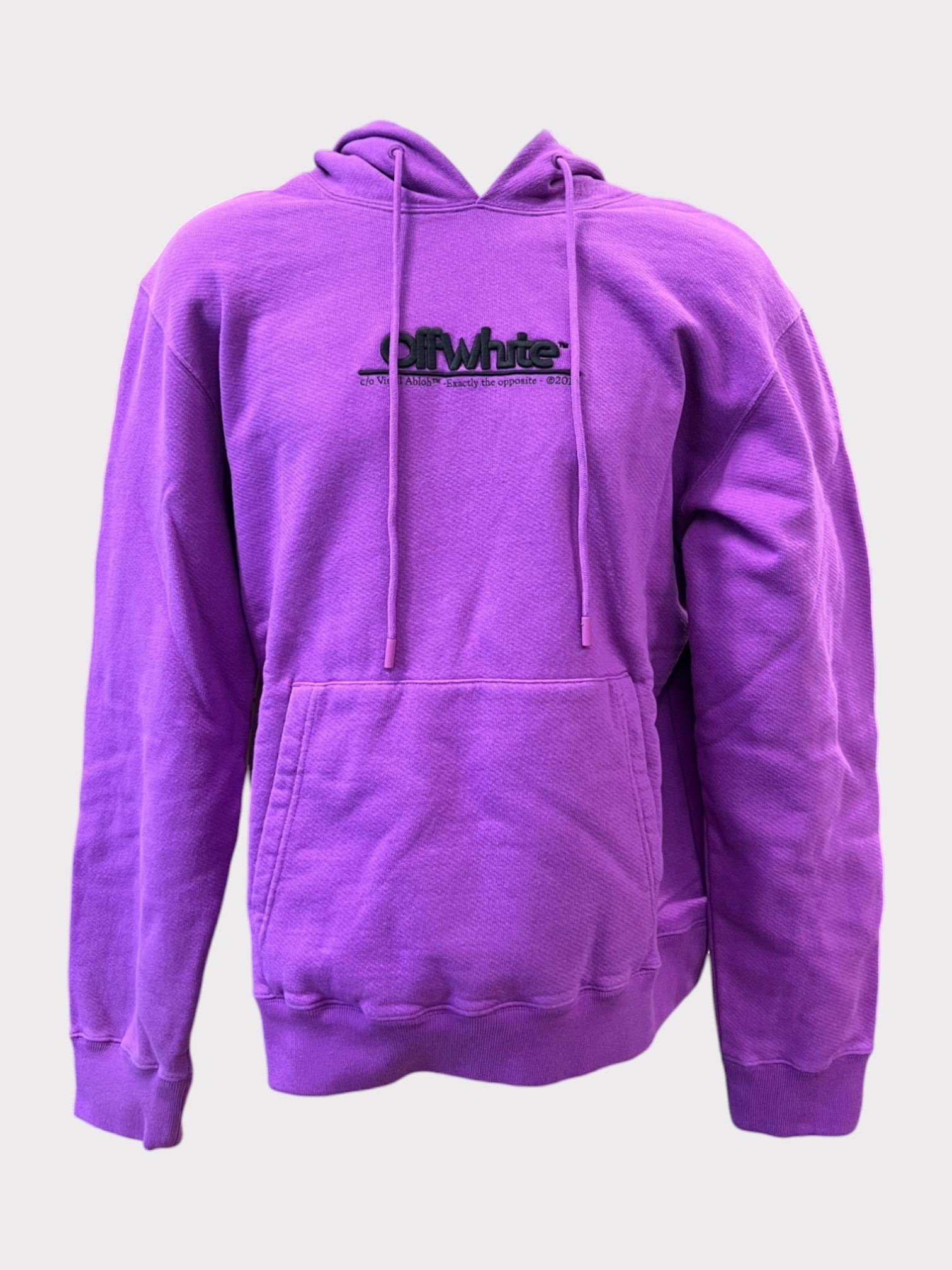 Off - White Chunky Logo Slim Hoodie Orchid - Supplied FashionOff - White