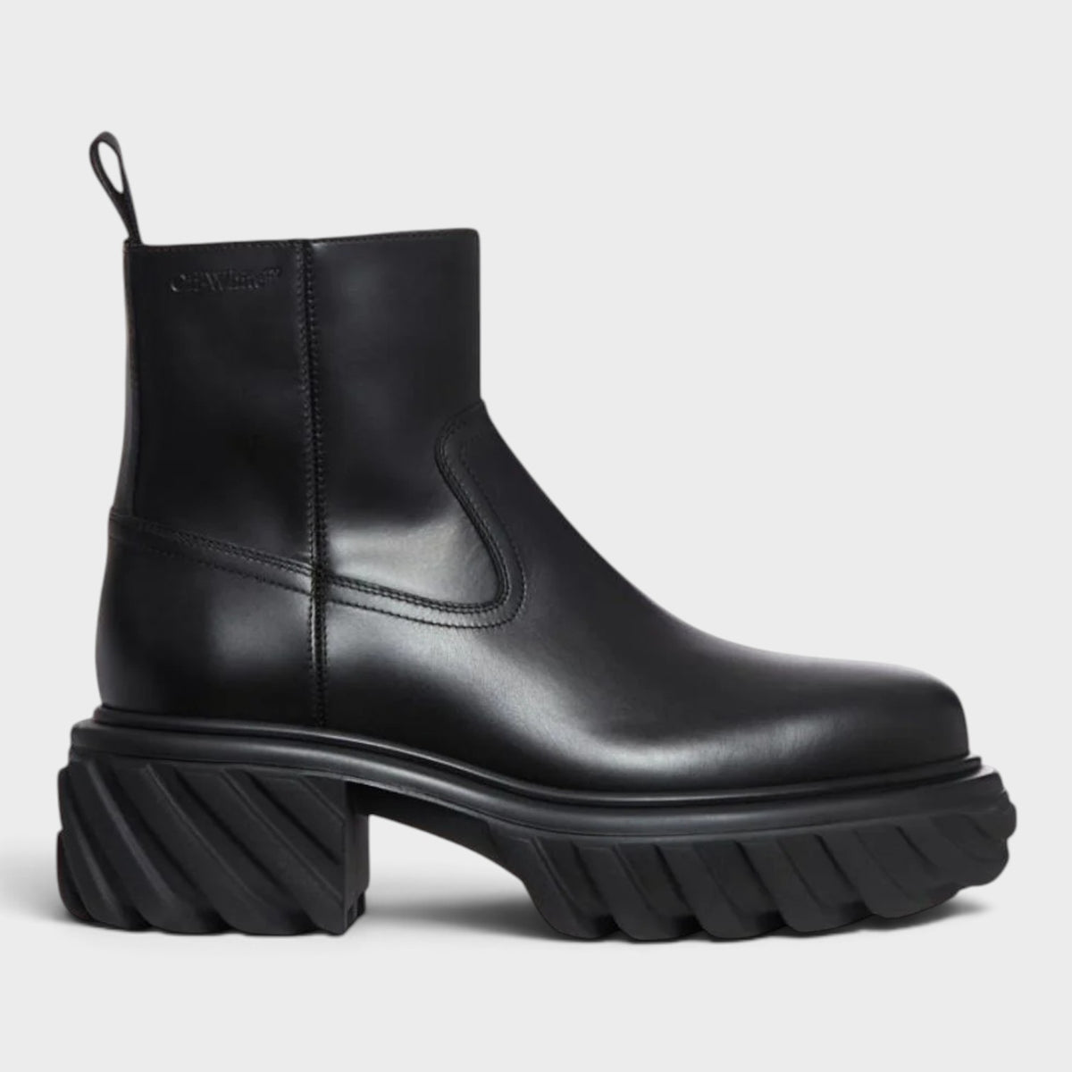 Exploration Motor Ankle Boot Black