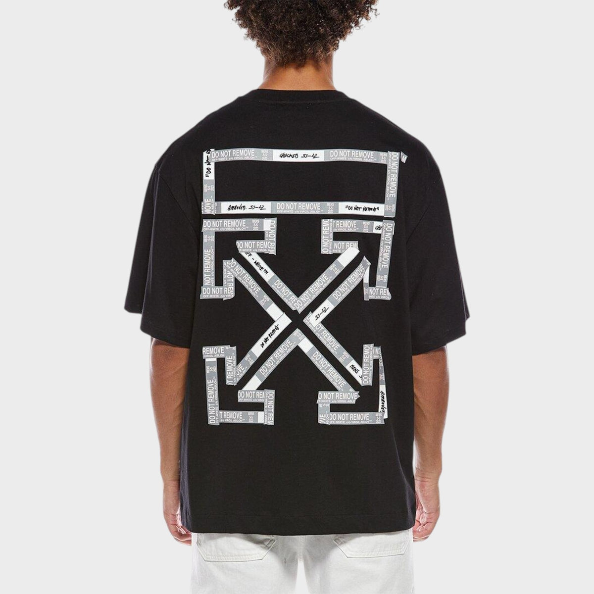 Tape Arrow Skate T Shirt Black