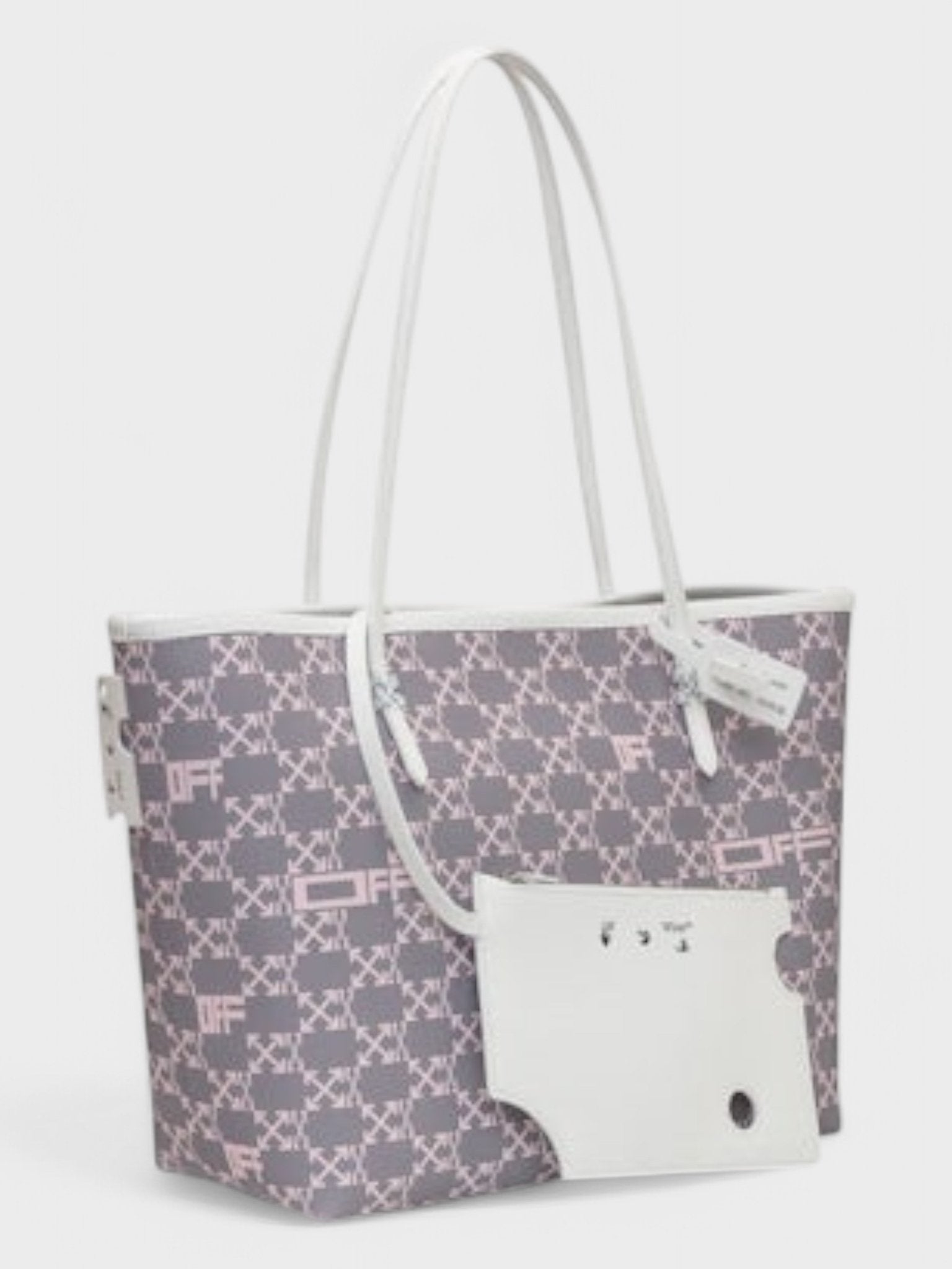 Off - White Day Off 33 Monogram Tote Grey - Supplied FashionOFF WHITE