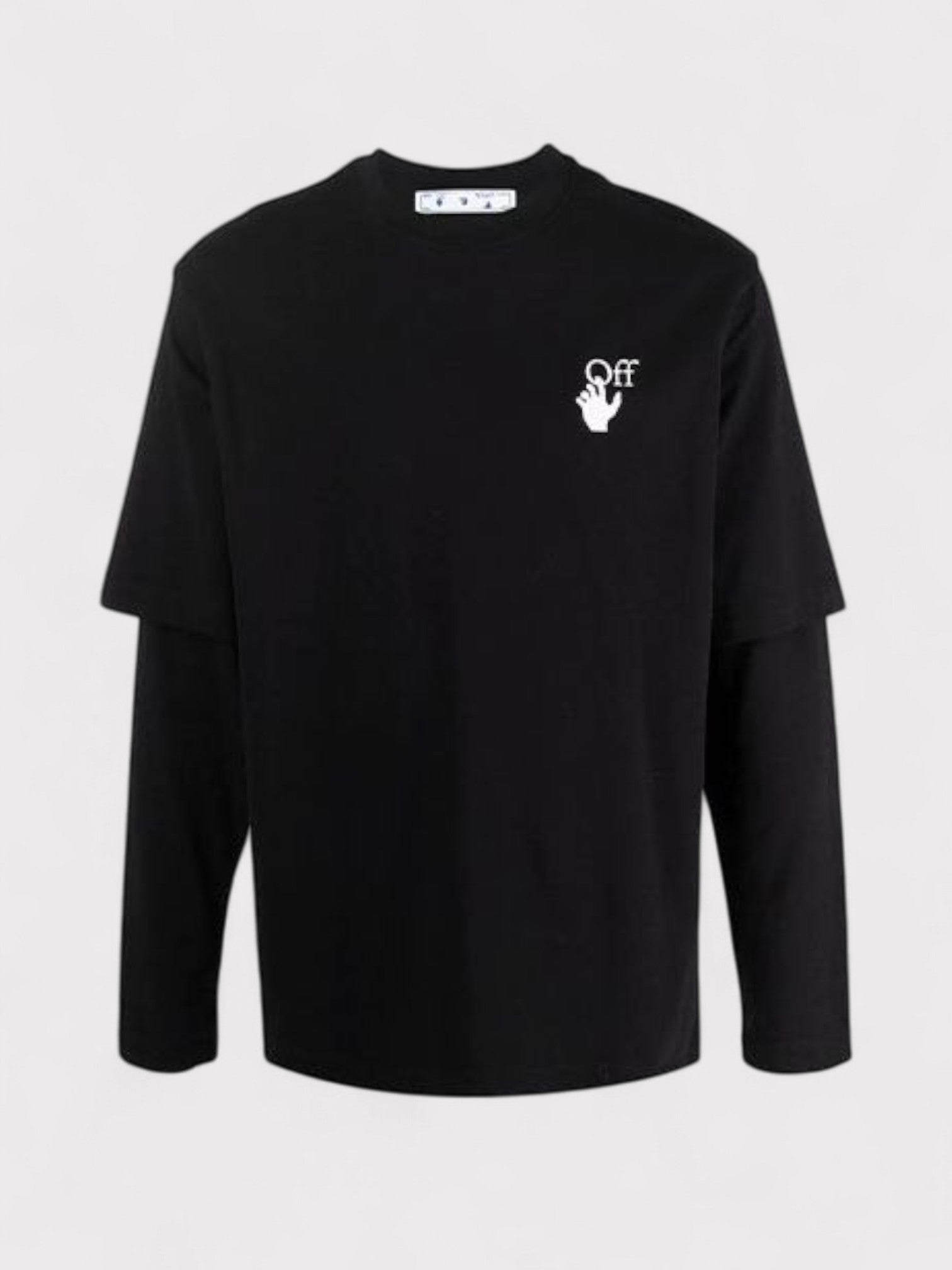 Off - White Degrade Arr Double Sleeve Tee - Supplied FashionOff - White