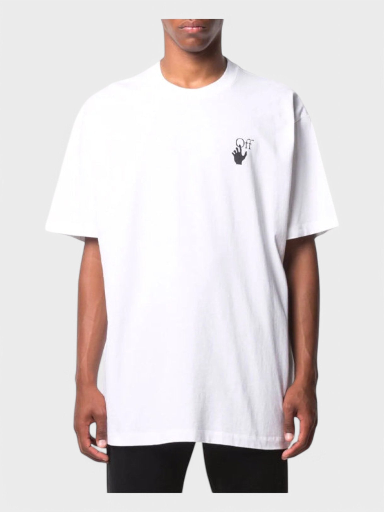 Off - White Degrade Arrow S/S Over Tee White/Black - Supplied FashionOFF WHITE