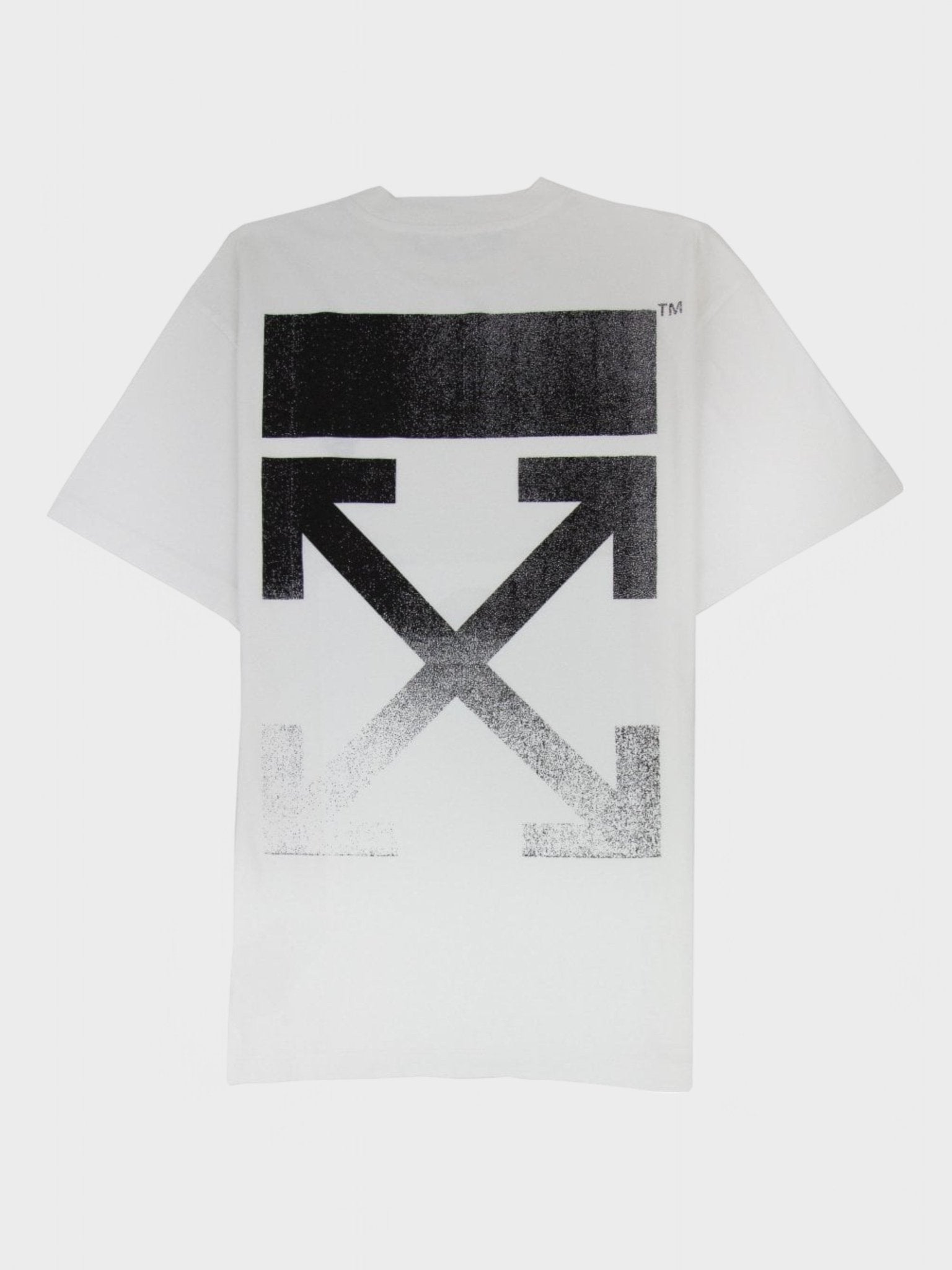 Off - White Degrade Arrow S/S Over Tee White/Black - Supplied FashionOFF WHITE